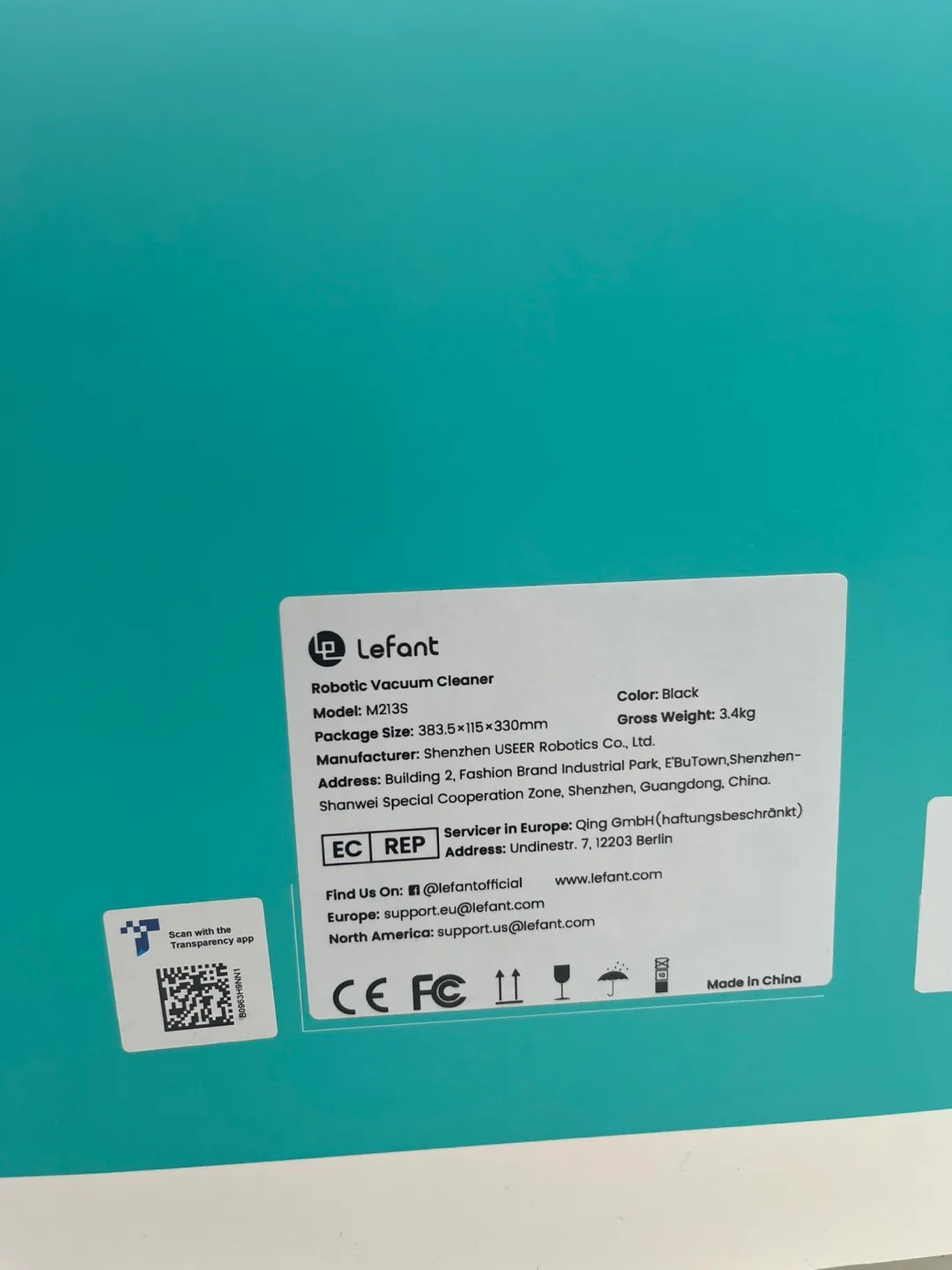 Lefant M213S Robot Vacuum Cleaner image indicator(3)