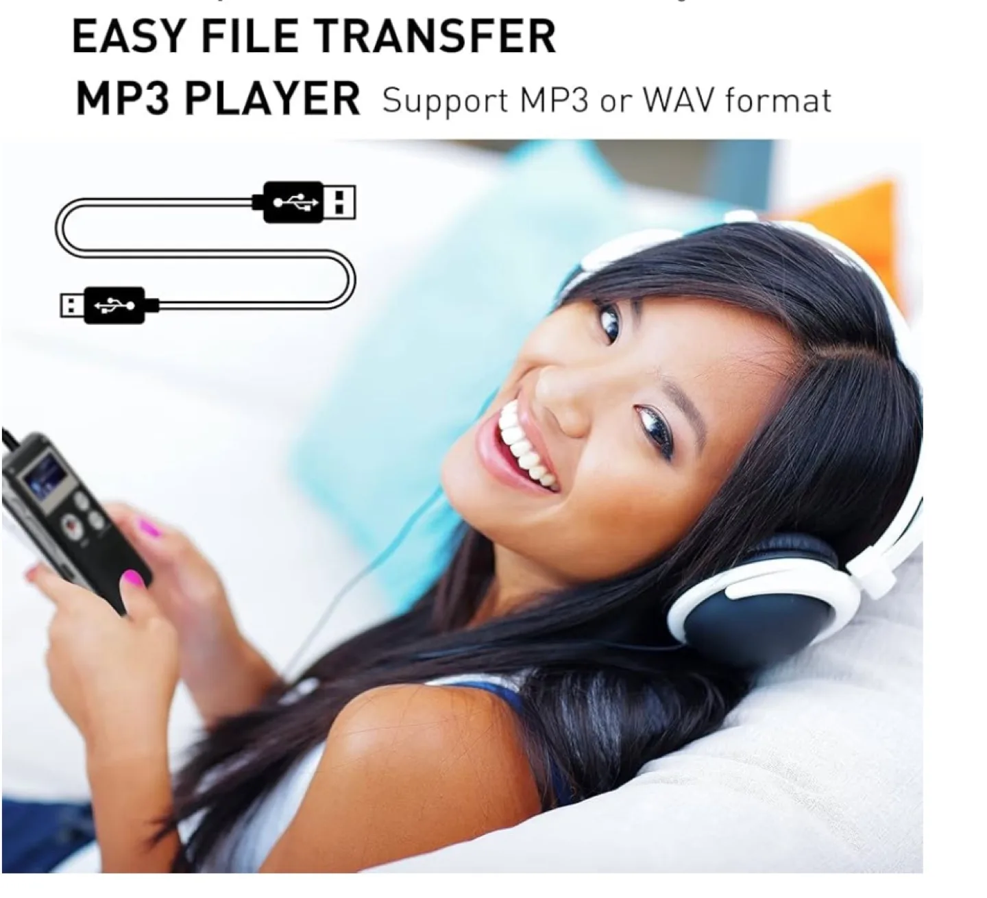 Hotuyan 8GB Digital Voice Recorder MP3 Player image indicator(3)