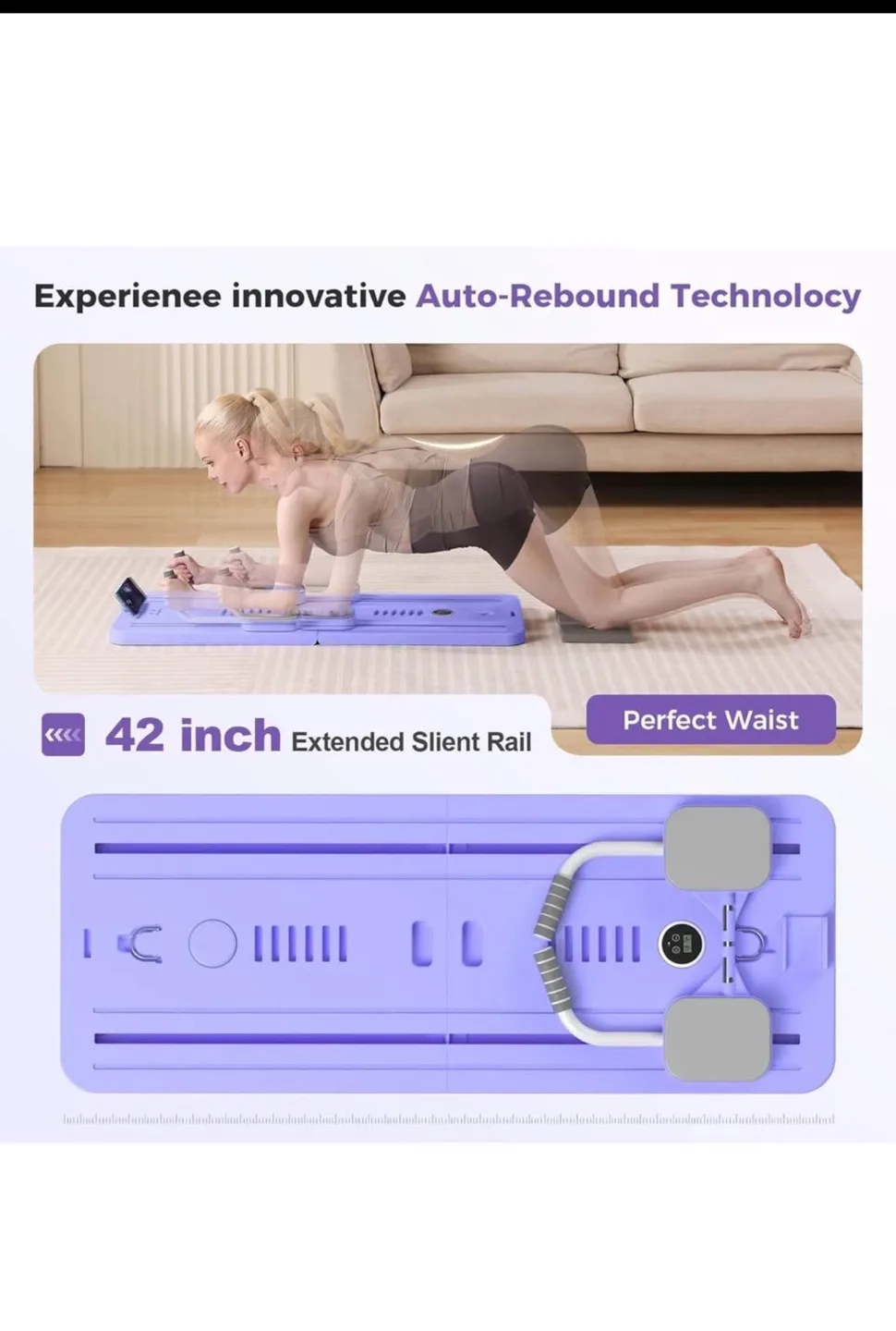 Portable Core and Abs Exercise Board - Total Body Workout image indicator(4)