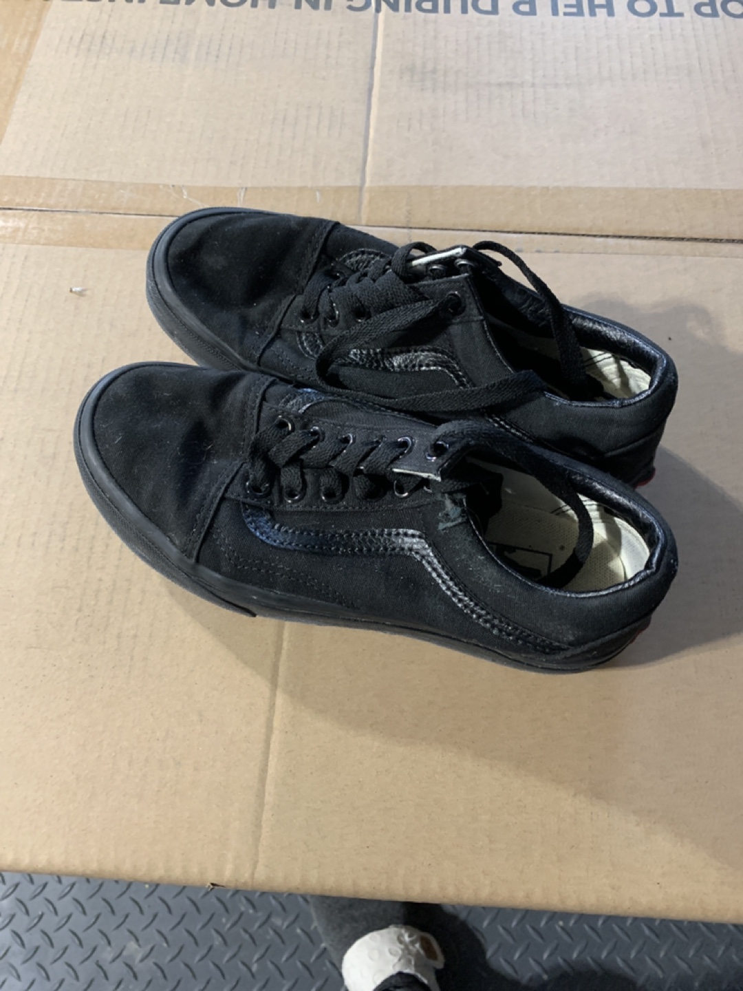 Vans Old Skool Black Canvas Sneakers