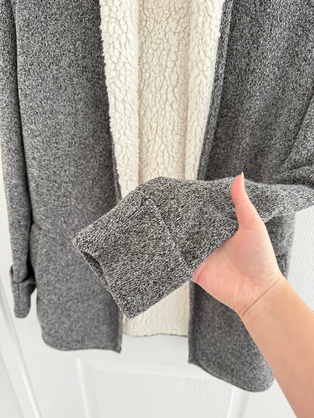 Abercrombie & Fitch Sherpa Outerwear 🥕 image indicator(3)