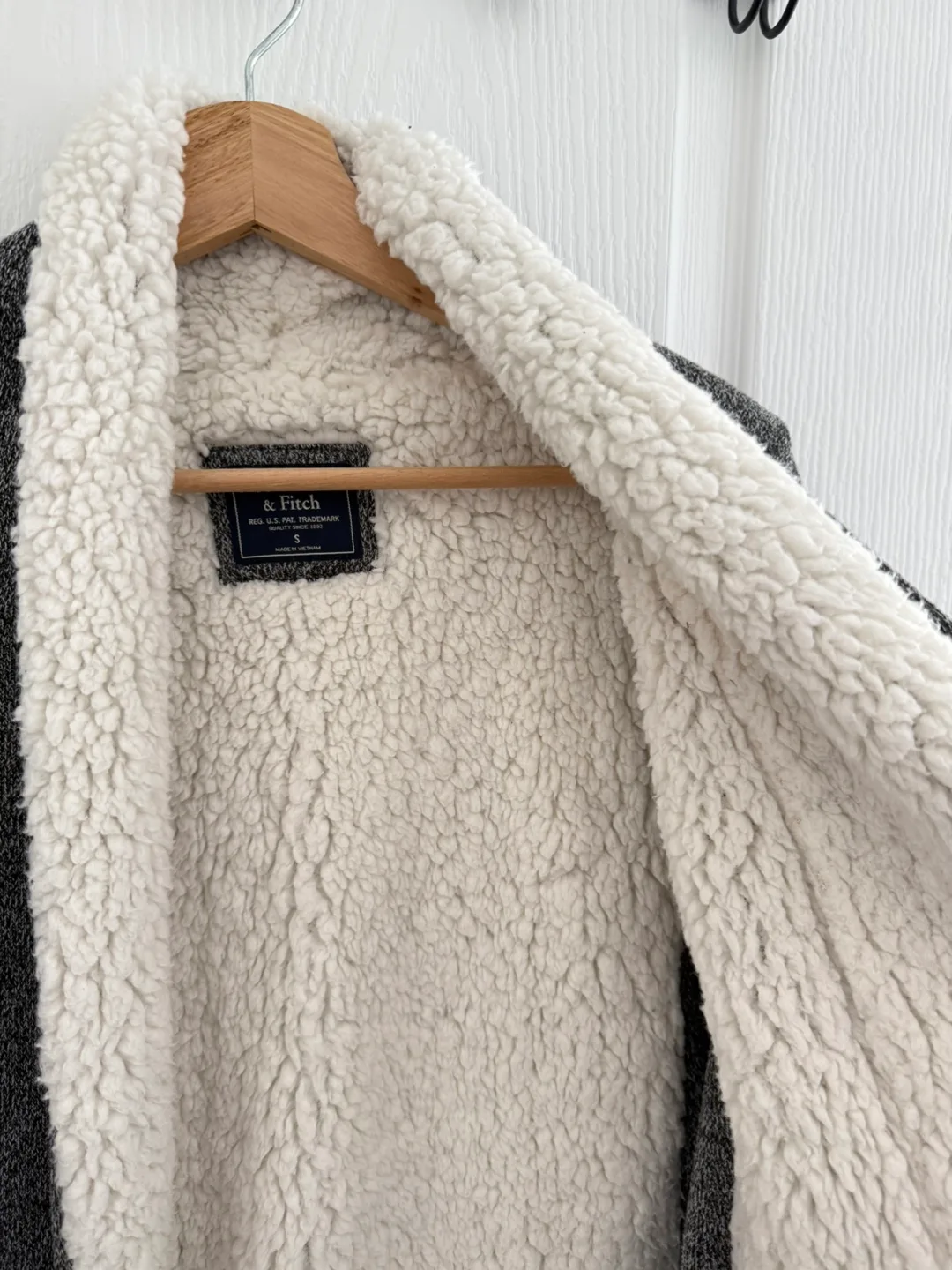 Abercrombie & Fitch Sherpa Outerwear 🥕 image indicator(4)