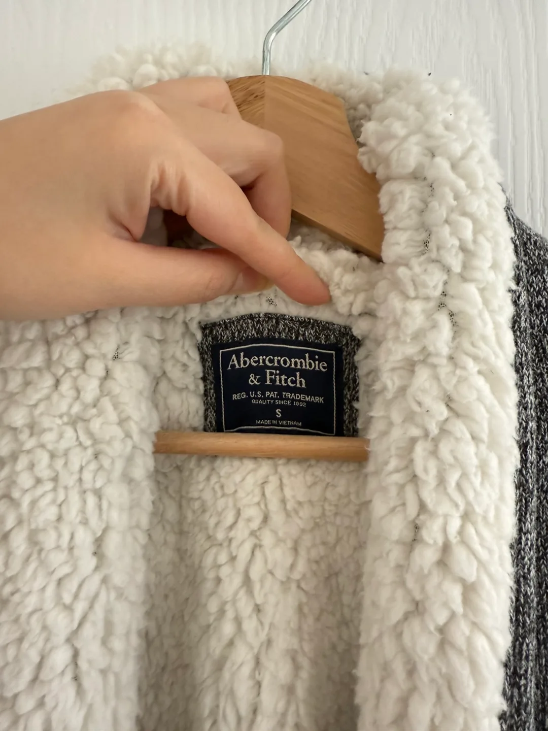 Abercrombie & Fitch Sherpa Outerwear 🥕 image indicator(6)