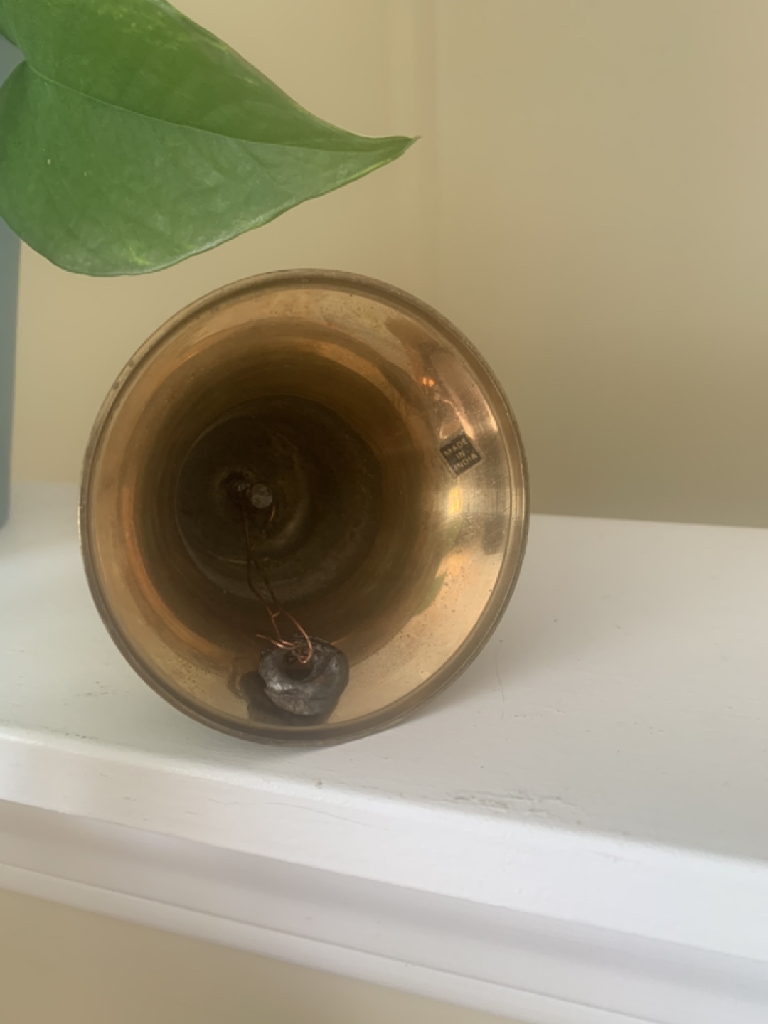Vintage Brass and Wood Handbell - photo 2