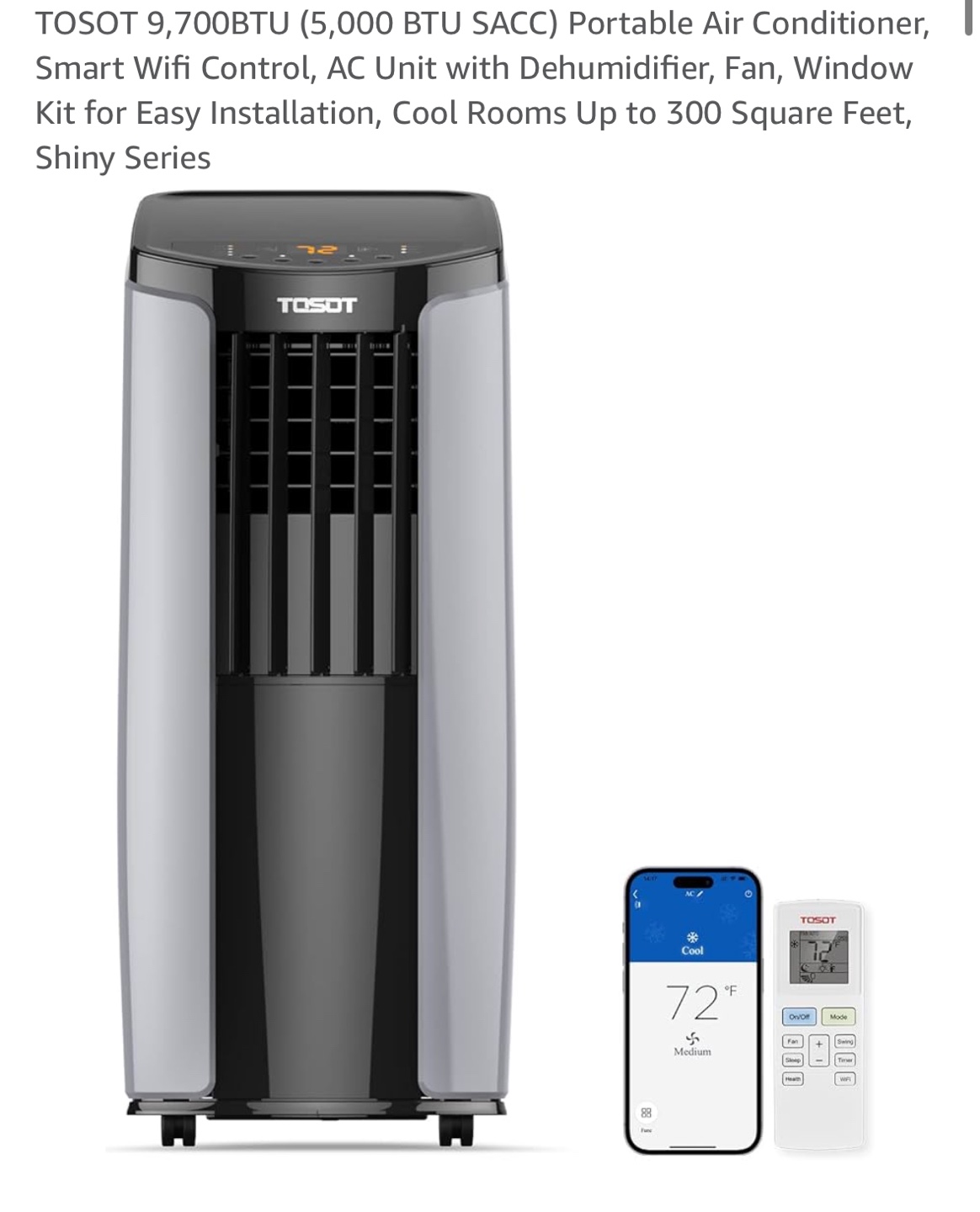 TOSOT Portable Air Conditioner - Smart - photo 2