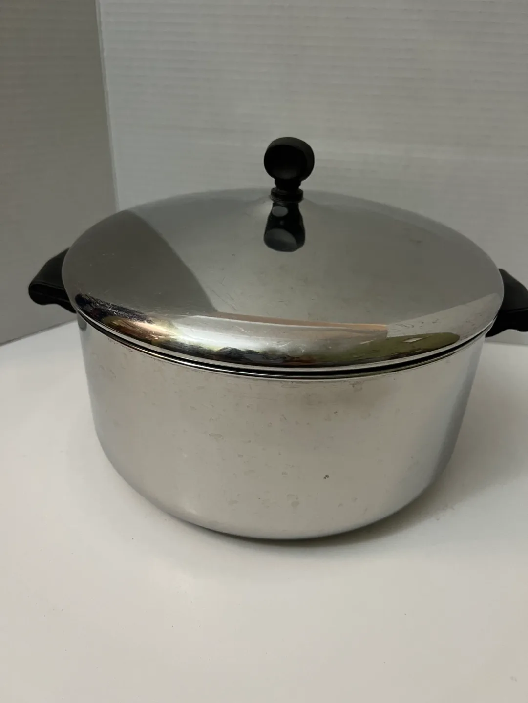 Vintage Farberware Stainless Steel Stock Pot with Lid image indicator(4)