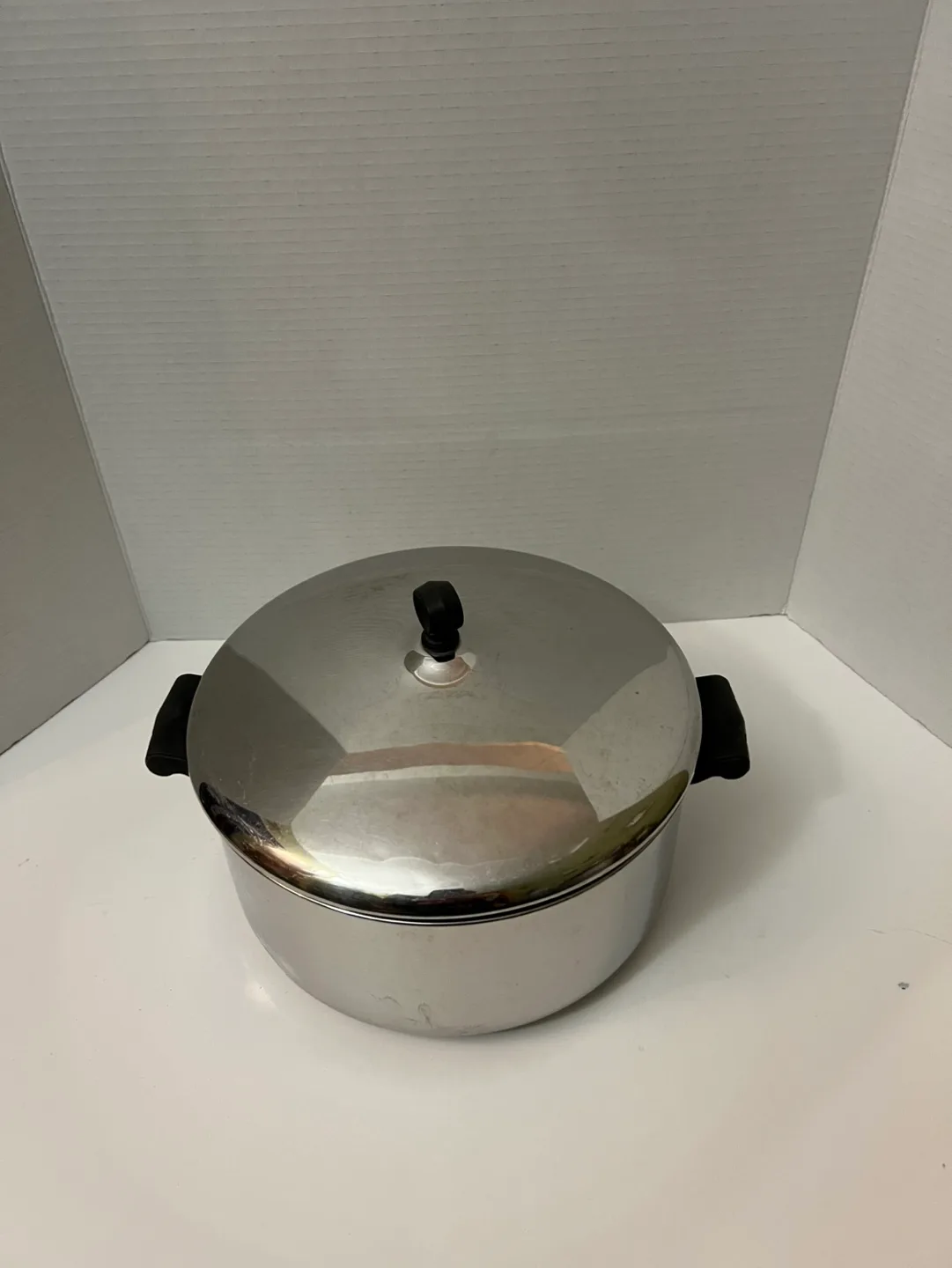 Vintage Farberware Stainless Steel Stock Pot with Lid image indicator(7)
