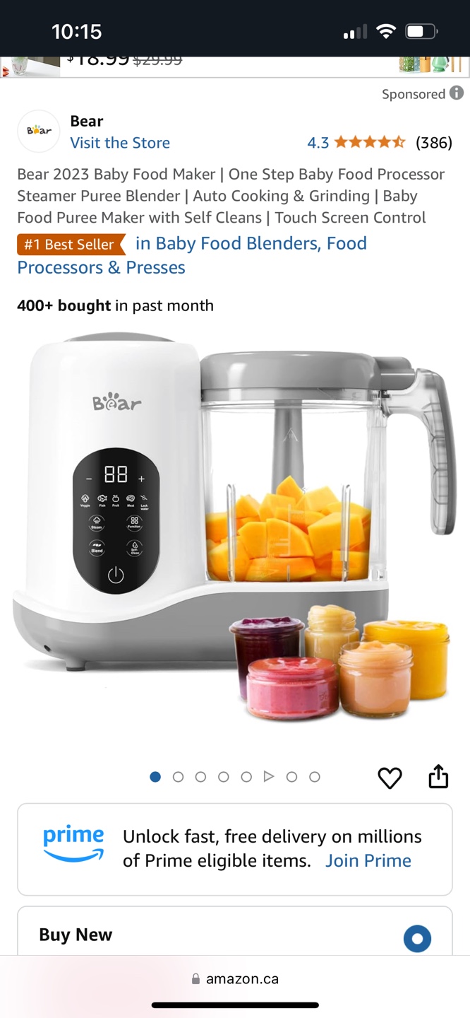 Bear Baby Food Maker - photo 2