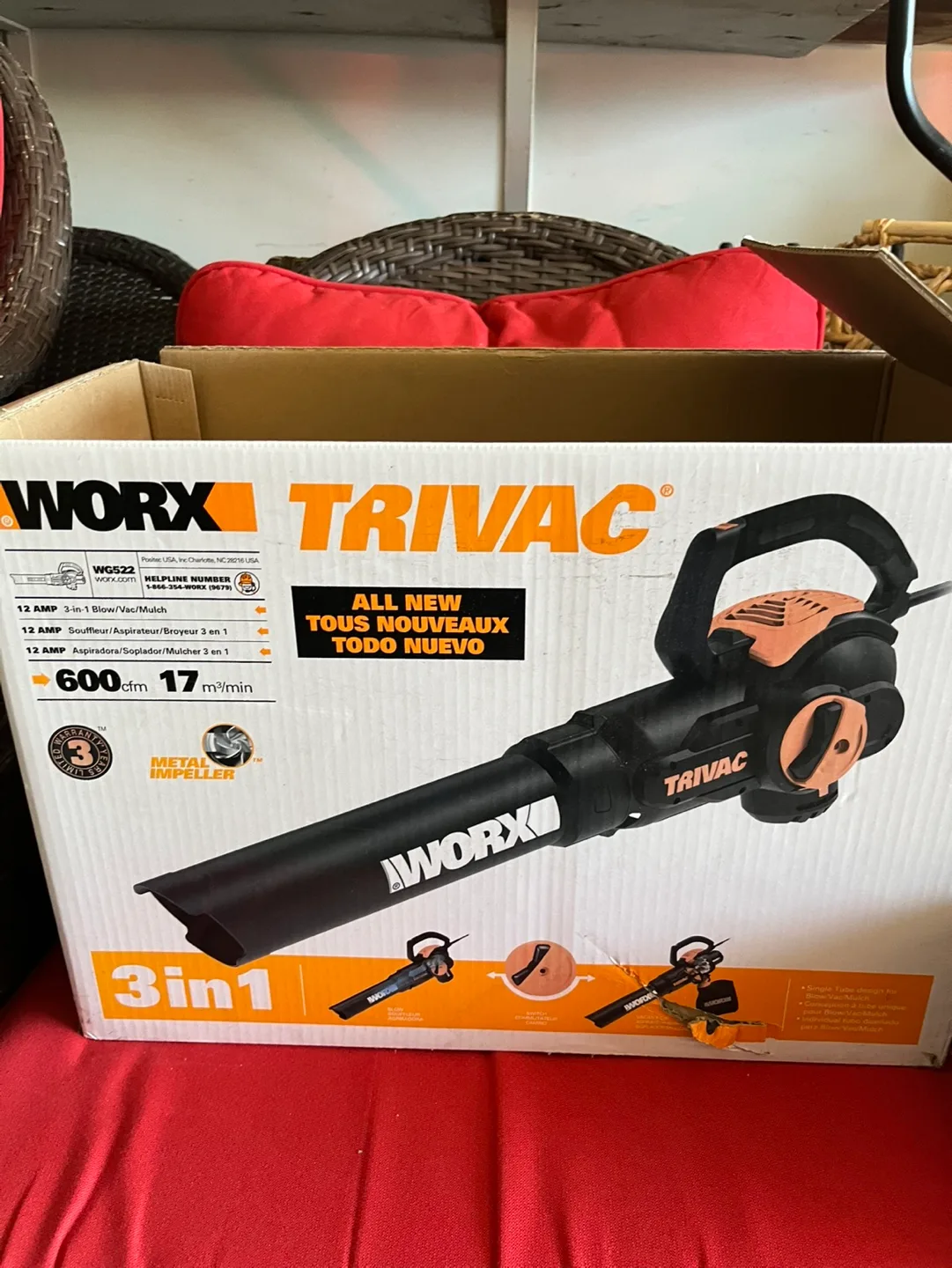 Worx Trivac 3-in-1 Blower Vacuum image indicator(3)