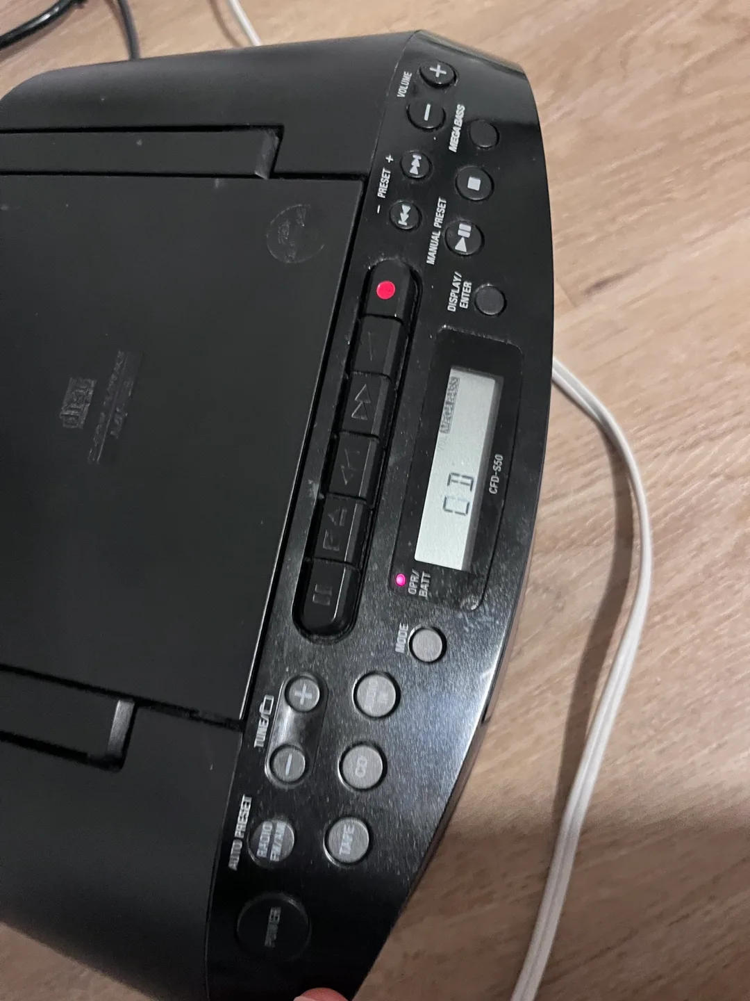 Sony CFD-S55 CD Radio Cassette-Corder image indicator(3)