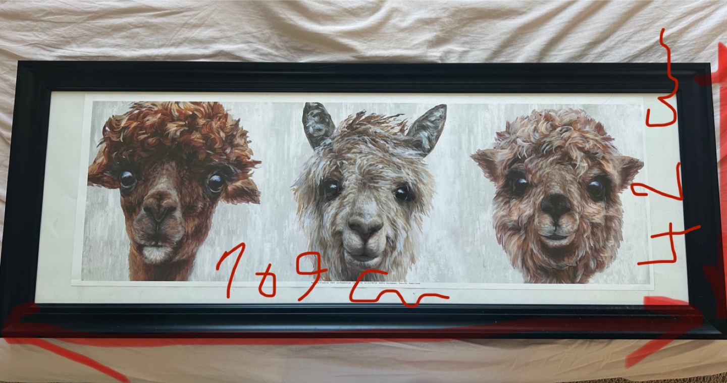 Black picture frame🧡 - photo 3