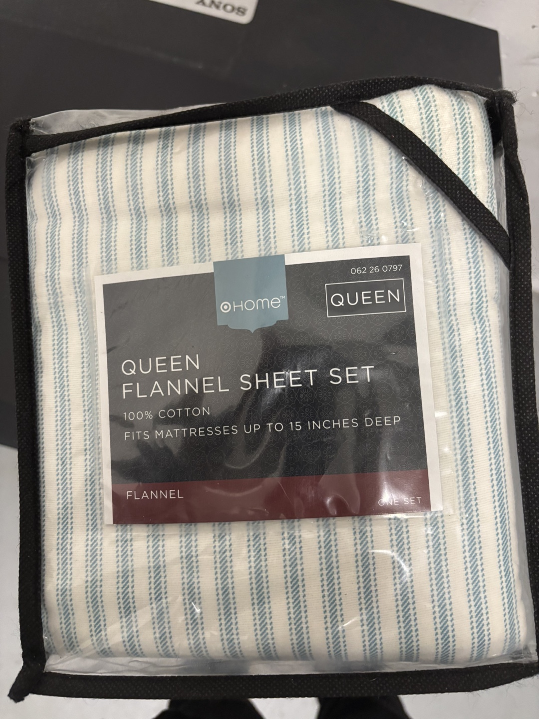 Queen Flannel Sheet Set - 100% Cotton - New - photo 2