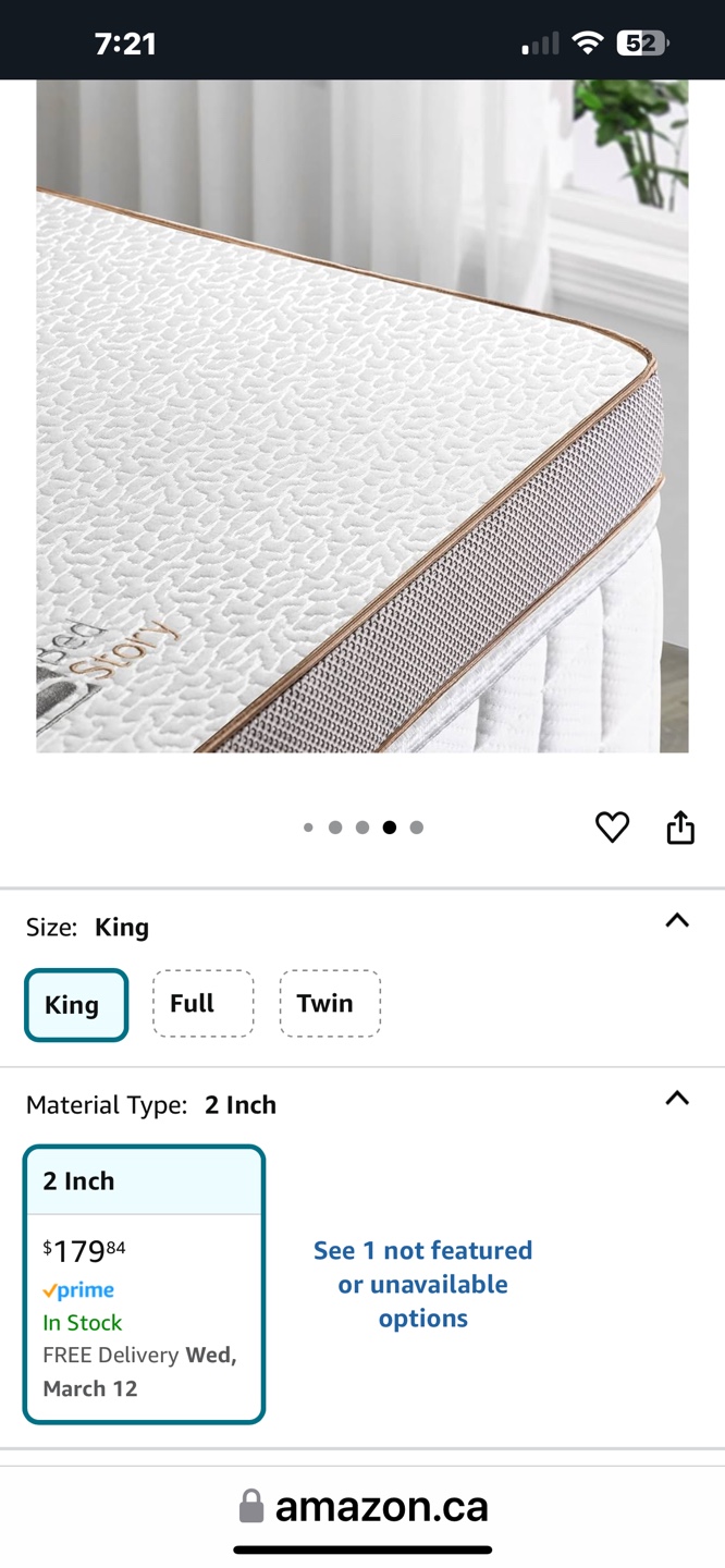King Bed Story 2-inch Mattress Topper - photo 4