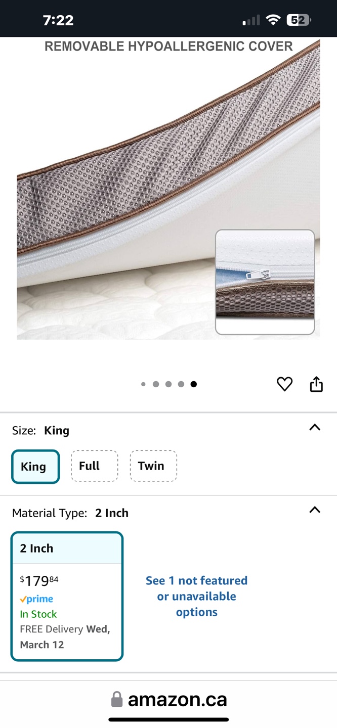 King Bed Story 2-inch Mattress Topper - photo 3