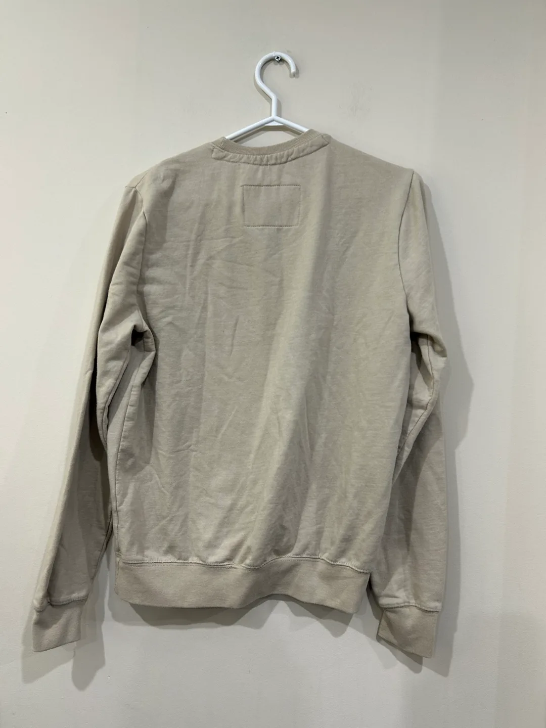 San Francisco work shirts beige ‘Brooklyn” Light crewneck image indicator(4)