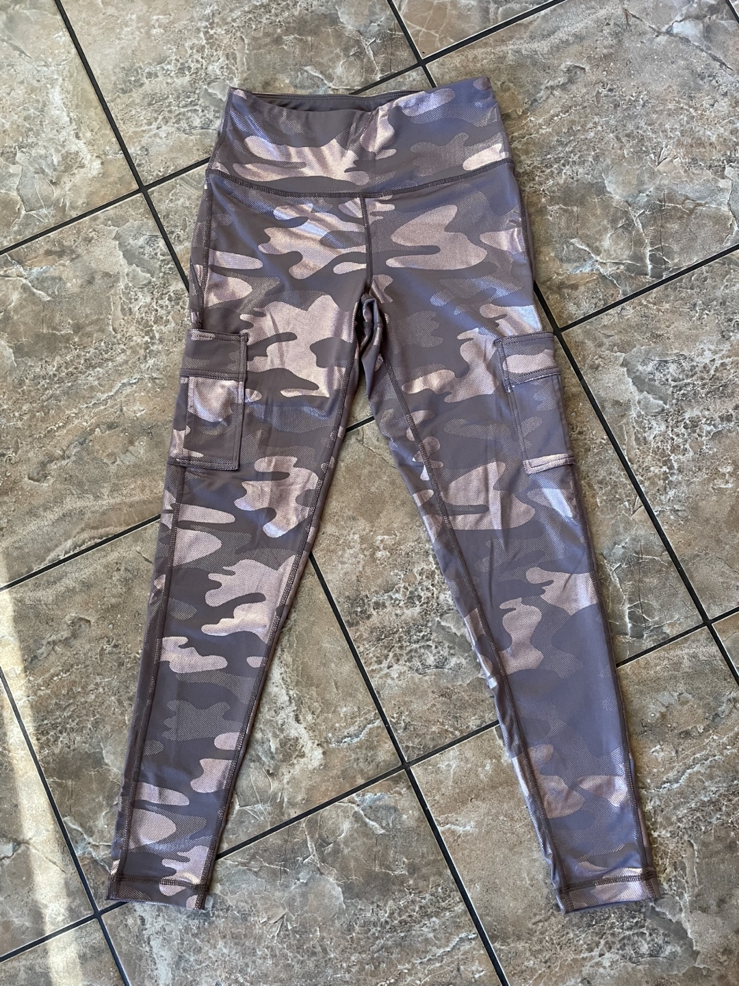 Rose Gold Camo Leggings