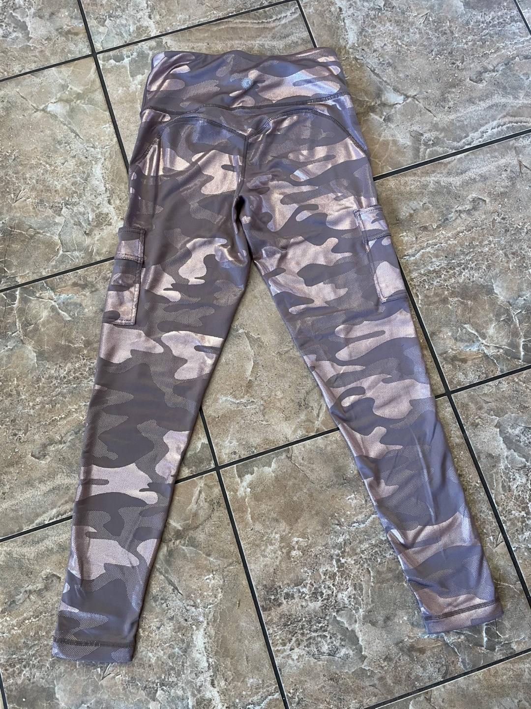 Rose Gold Camo Leggings - photo 2