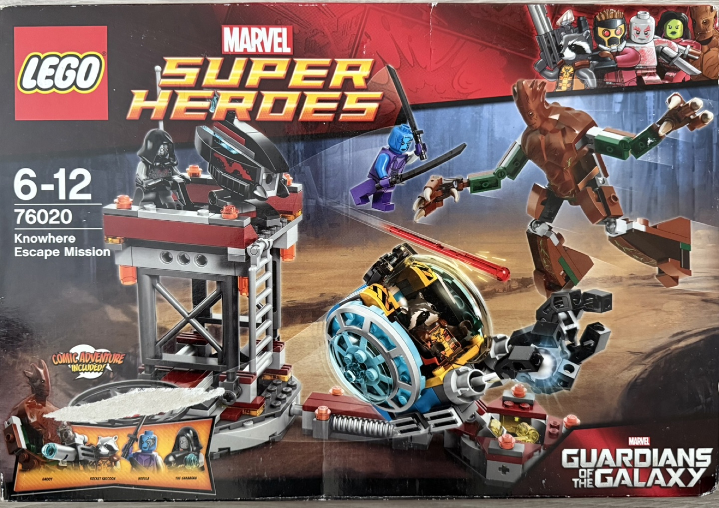 LEGO 76020 FREE Gift Marvel Super Heroes Guardians of the Galaxy