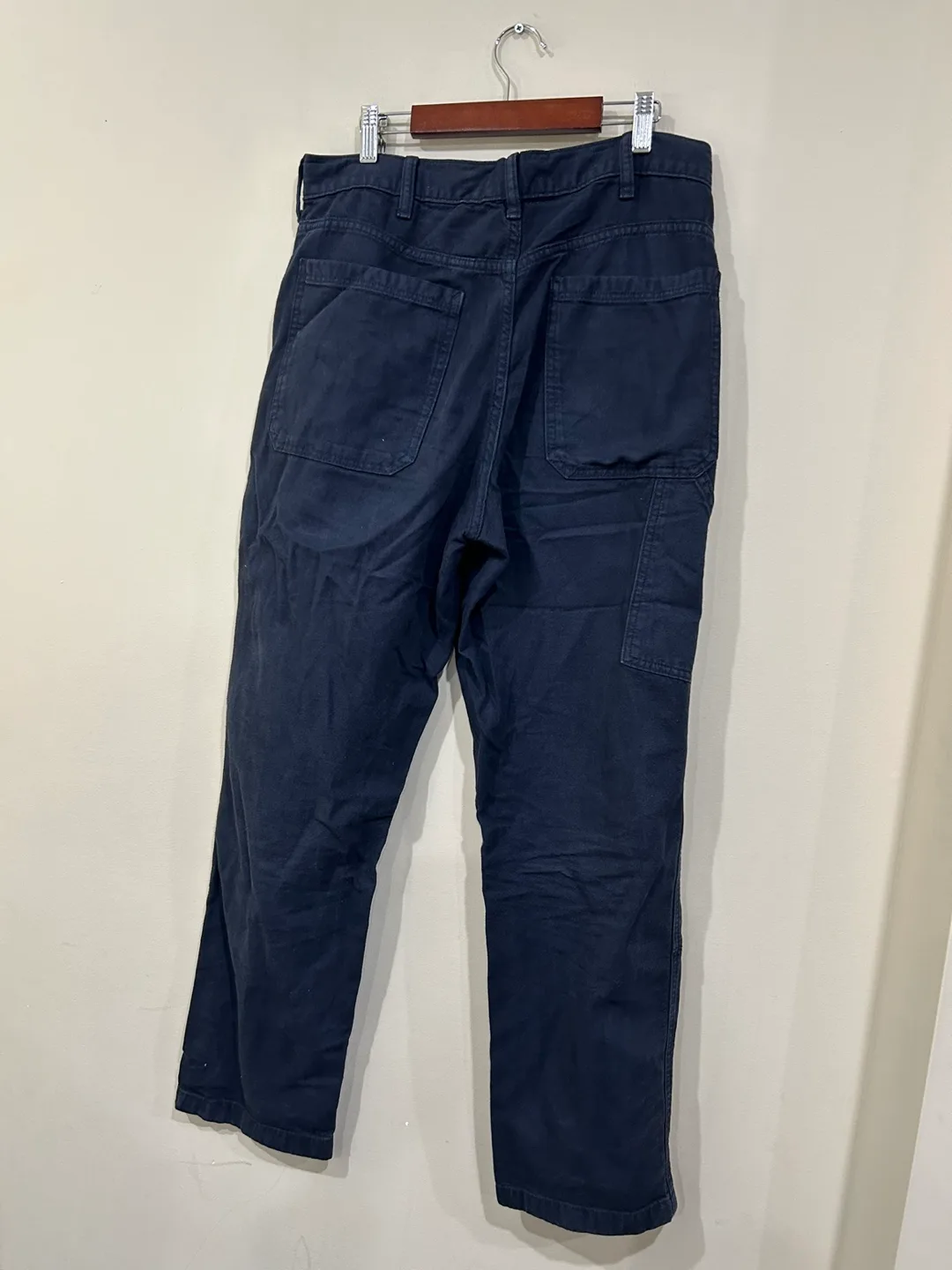 Uniqlo navy utility women’s pants size medium image indicator(3)