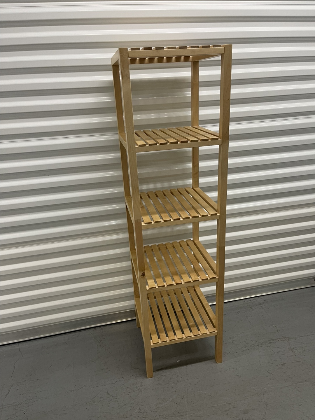 IKEA Wooden 5-Shelf Storage Rack - photo 3