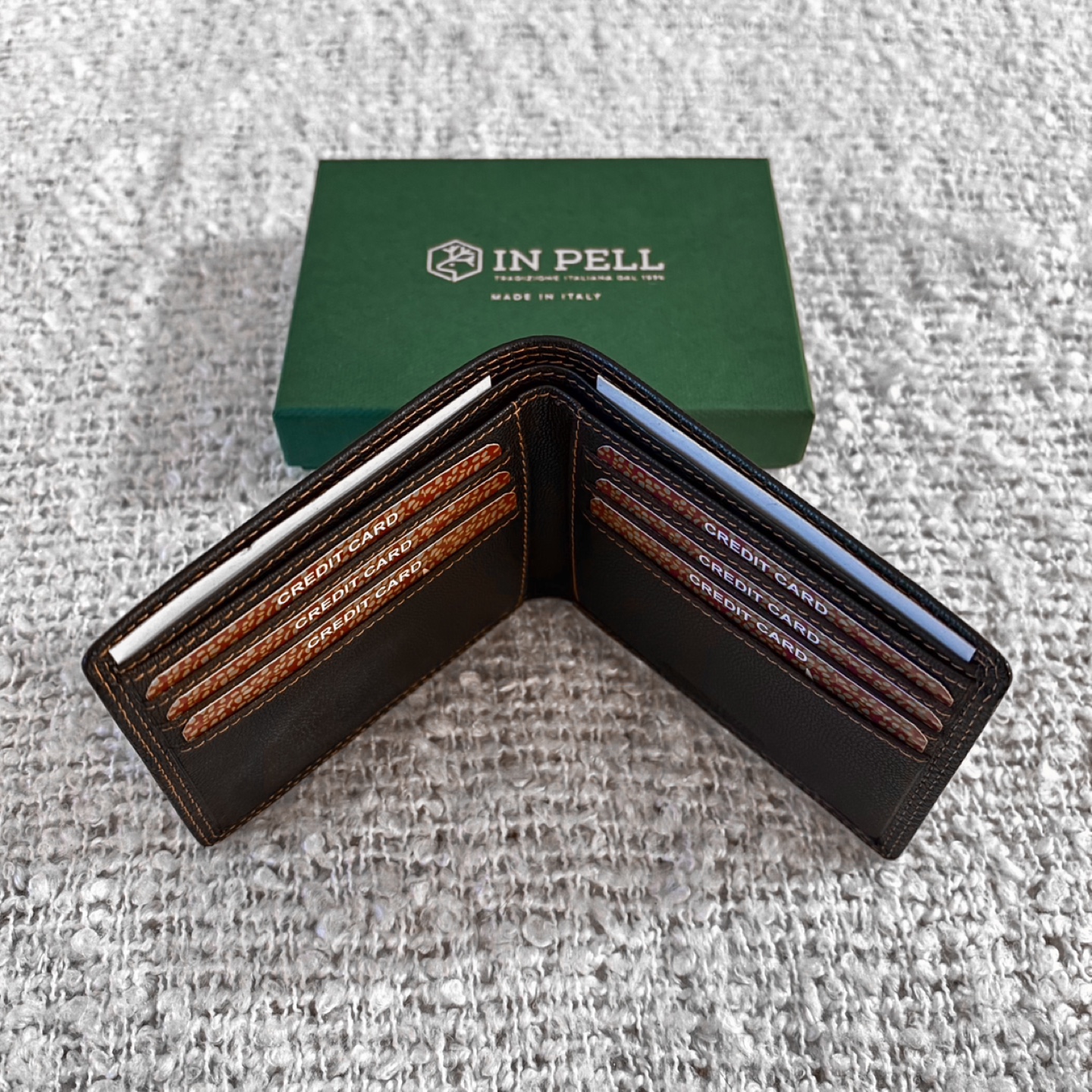 IN PELL Leather Wallet - Made in Italy - photo 2