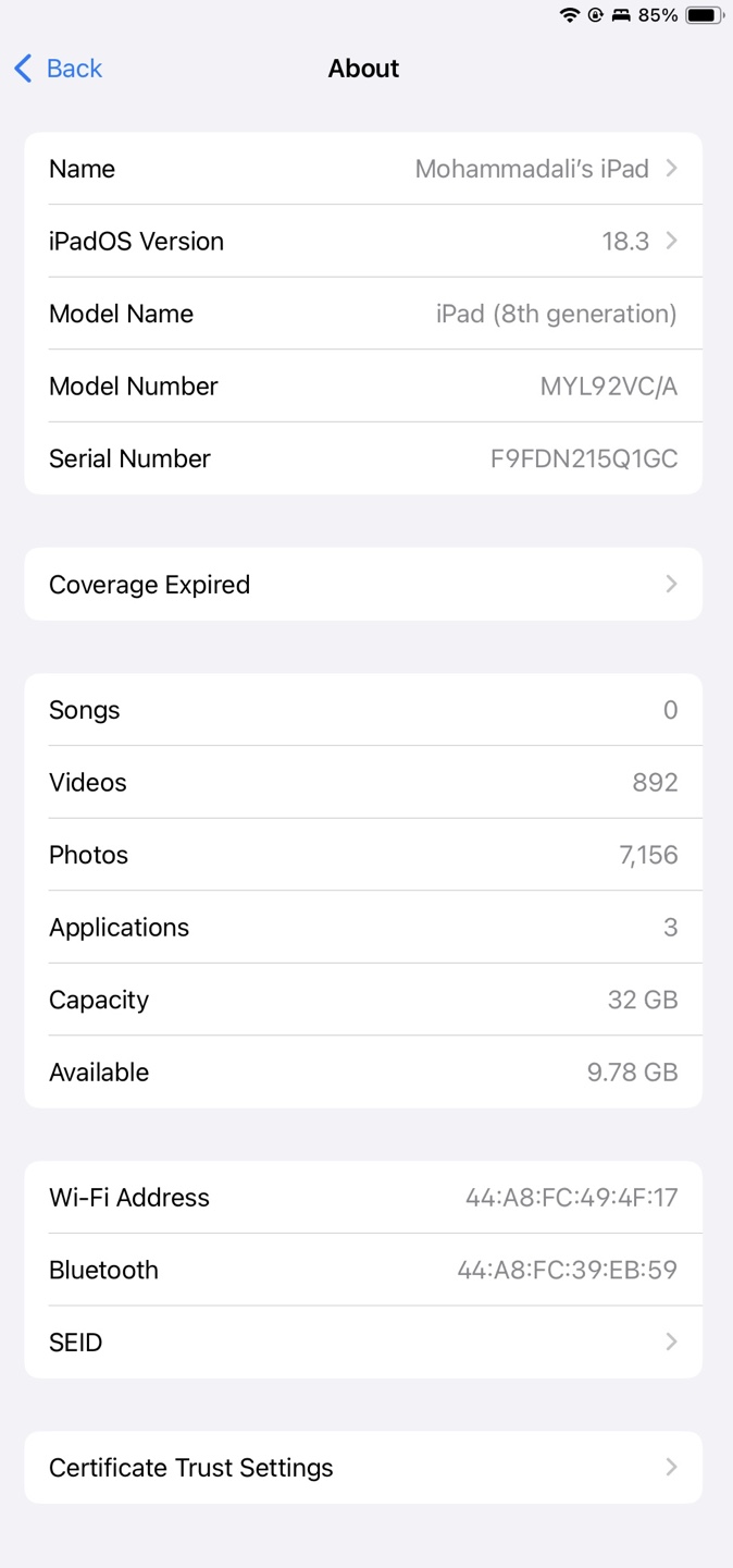 iPad (8th generation) 32GB - Space Grey - photo 4