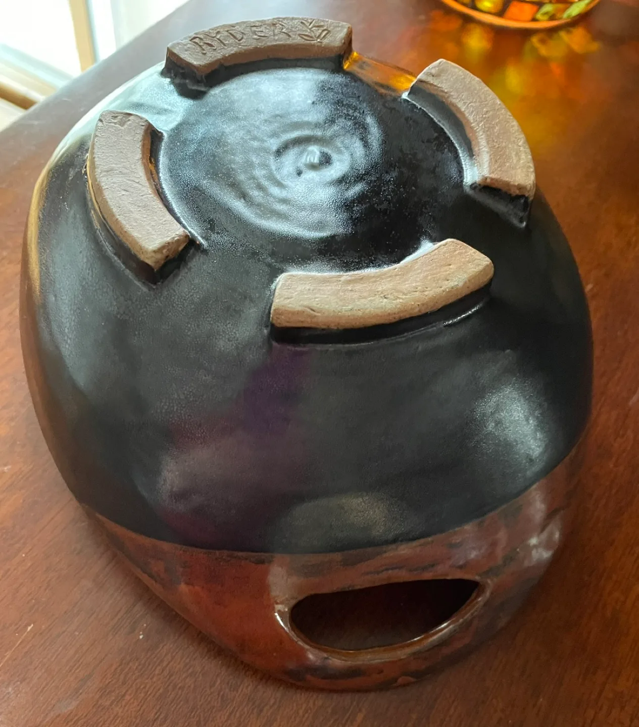 Handcrafted Pottery Serving Bowl image indicator(2)