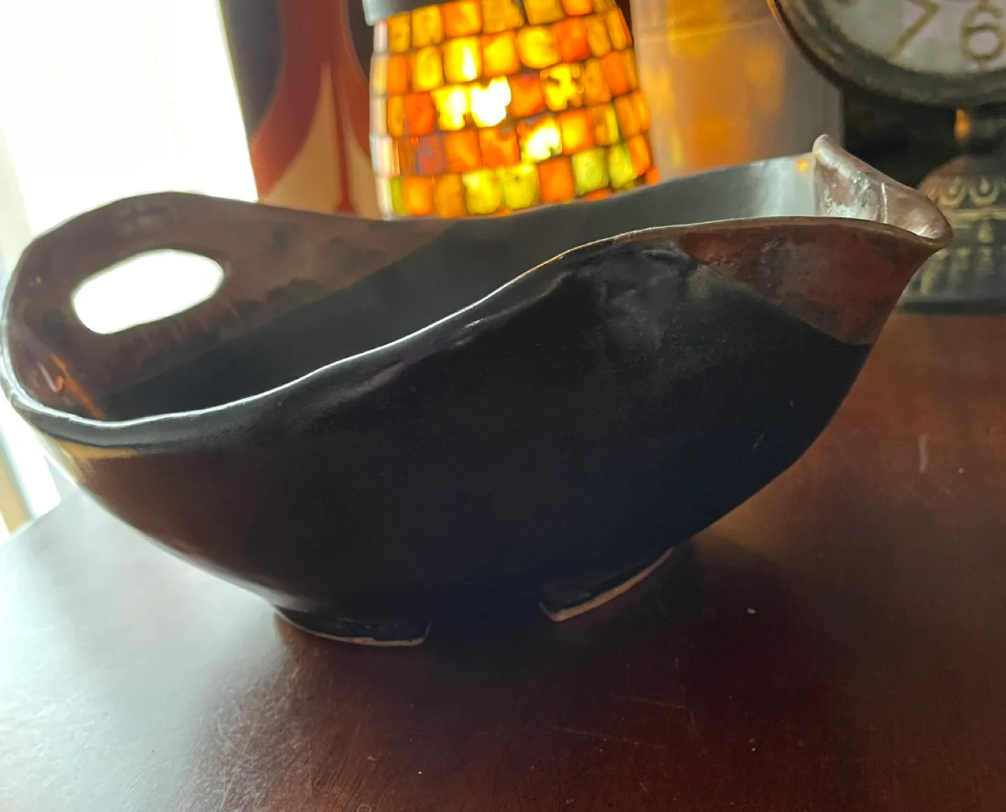 Handcrafted Pottery Serving Bowl image indicator(5)