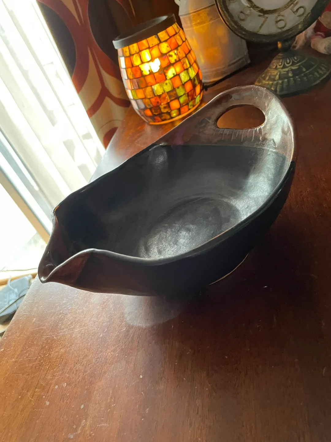 Handcrafted Pottery Serving Bowl image indicator(7)