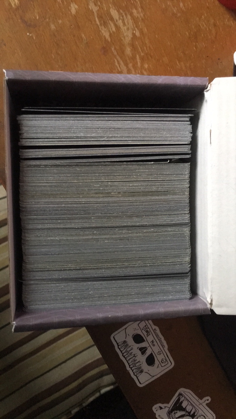 Roughly 200 magic the gathering playing cards rares included