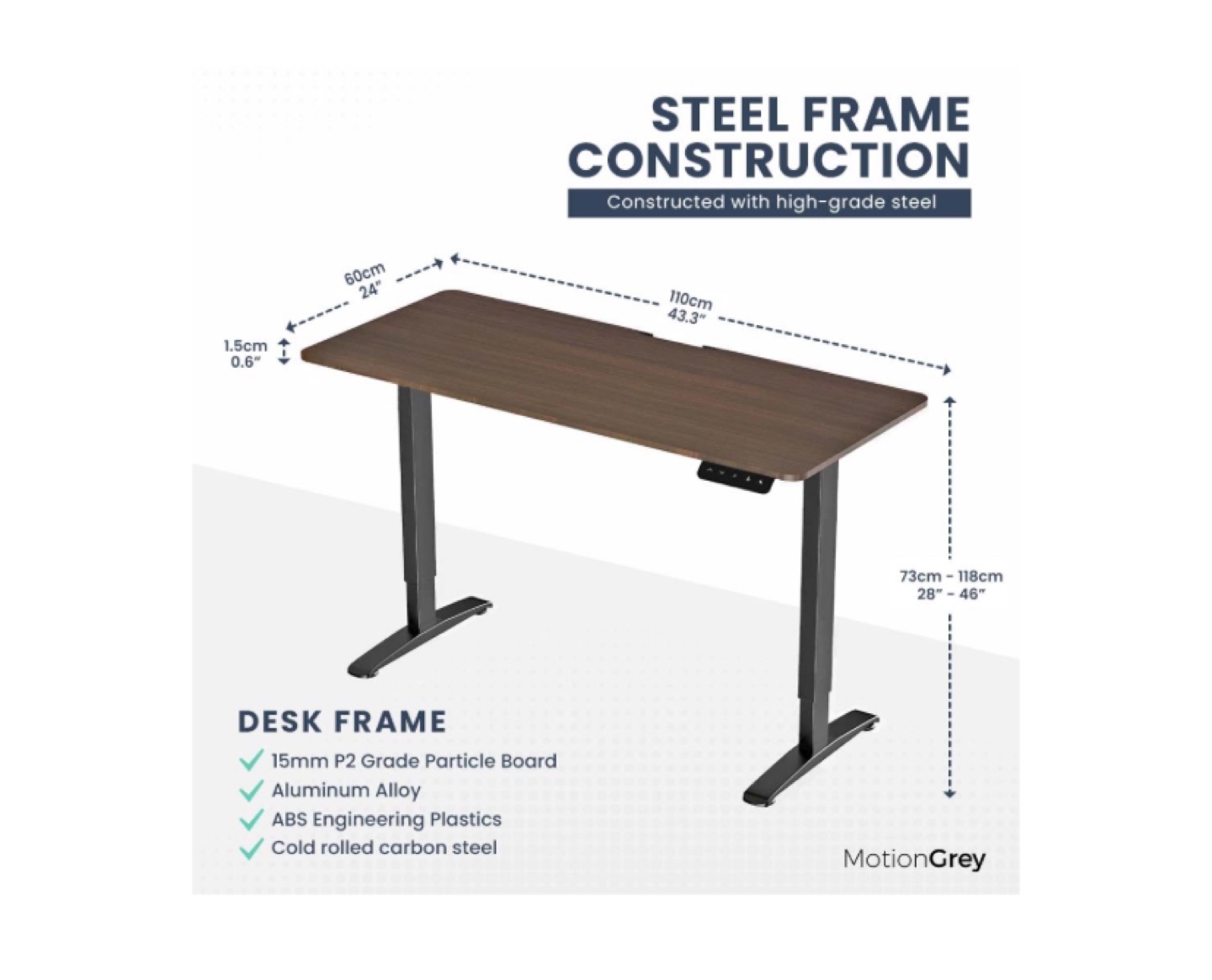 Electric Standing Desk - Height Adjustable