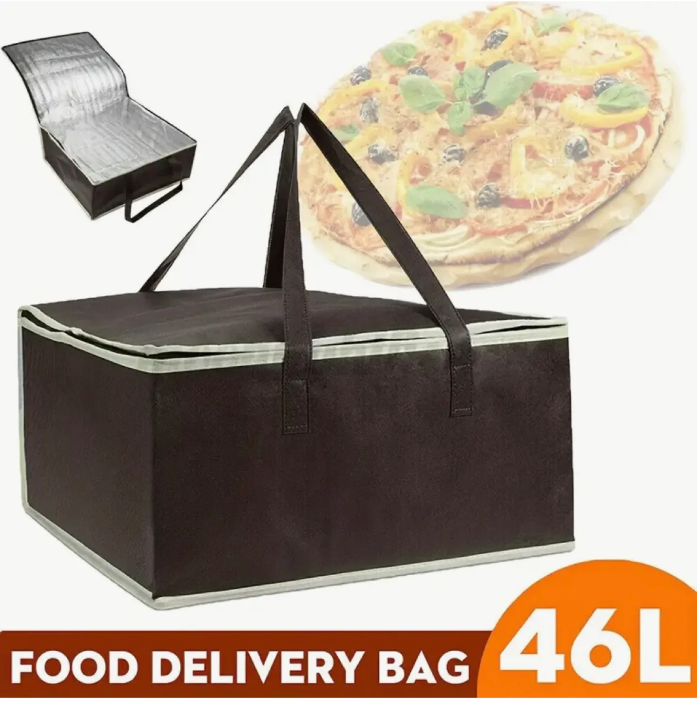 Large 46L Insulated Food Delivery Bag image indicator(3)
