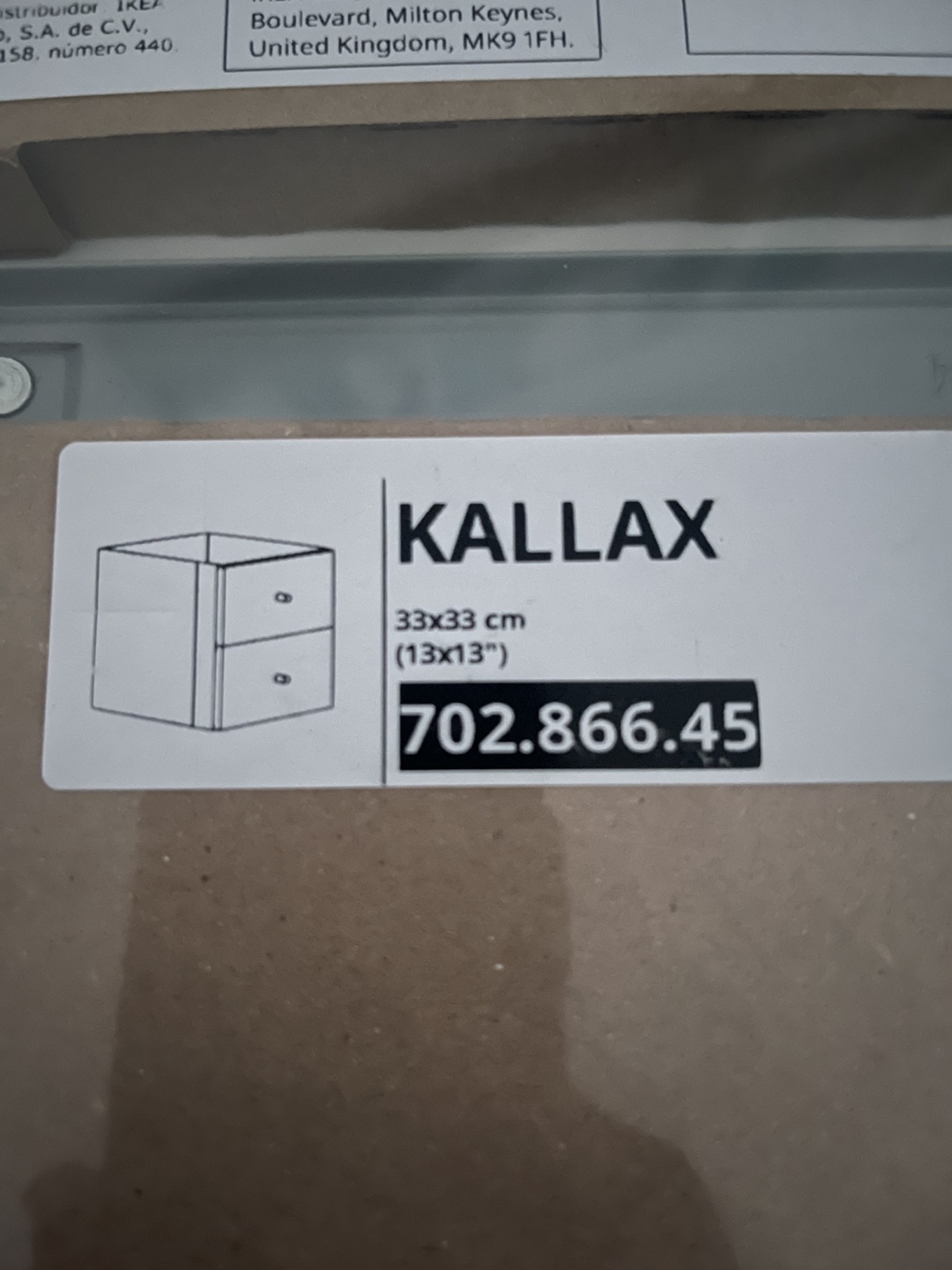 IKEA KALLAX Insert with Two Drawers - photo 3