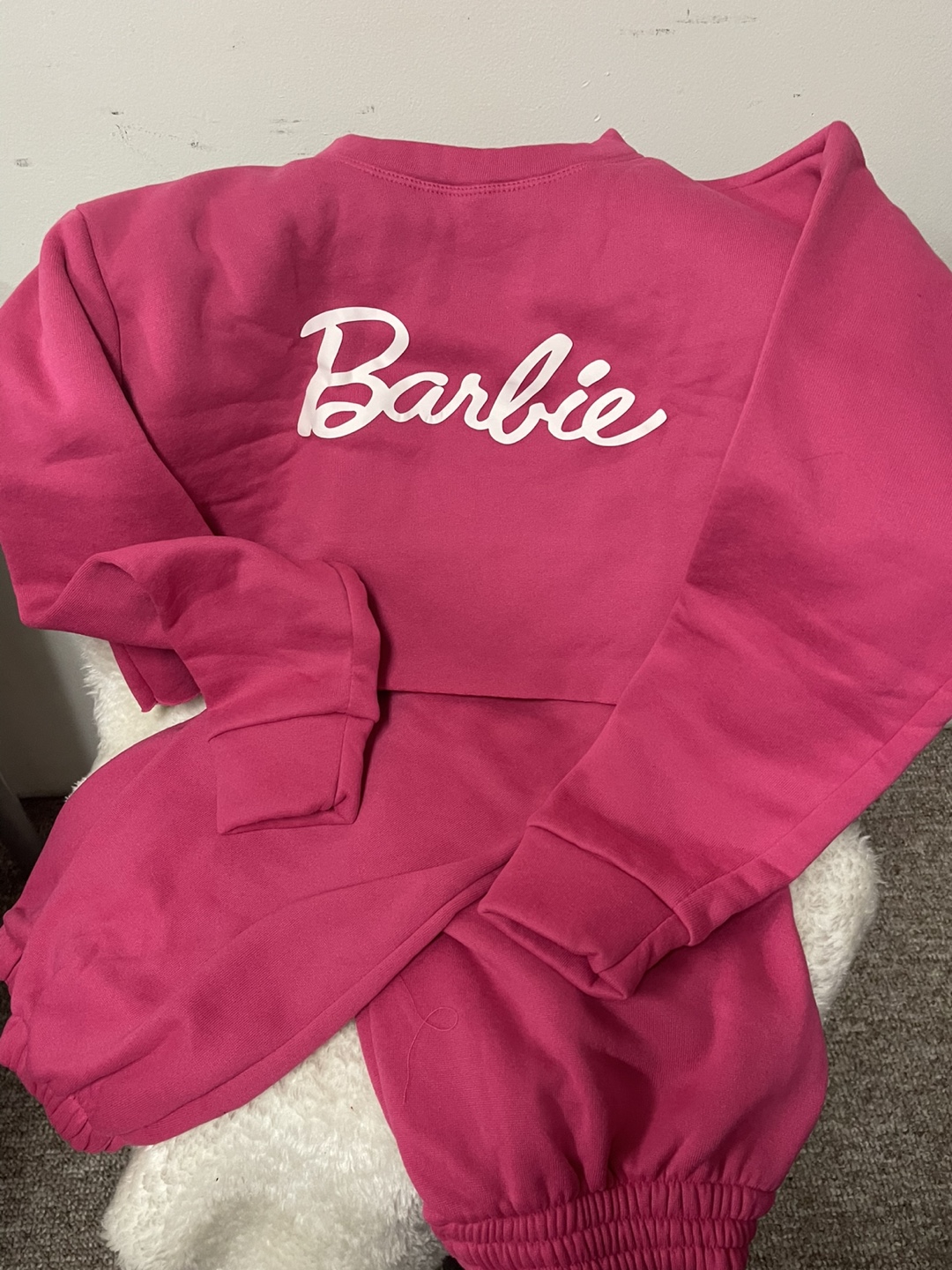 Barbie Pink Sweatshirt and Joggers Set
