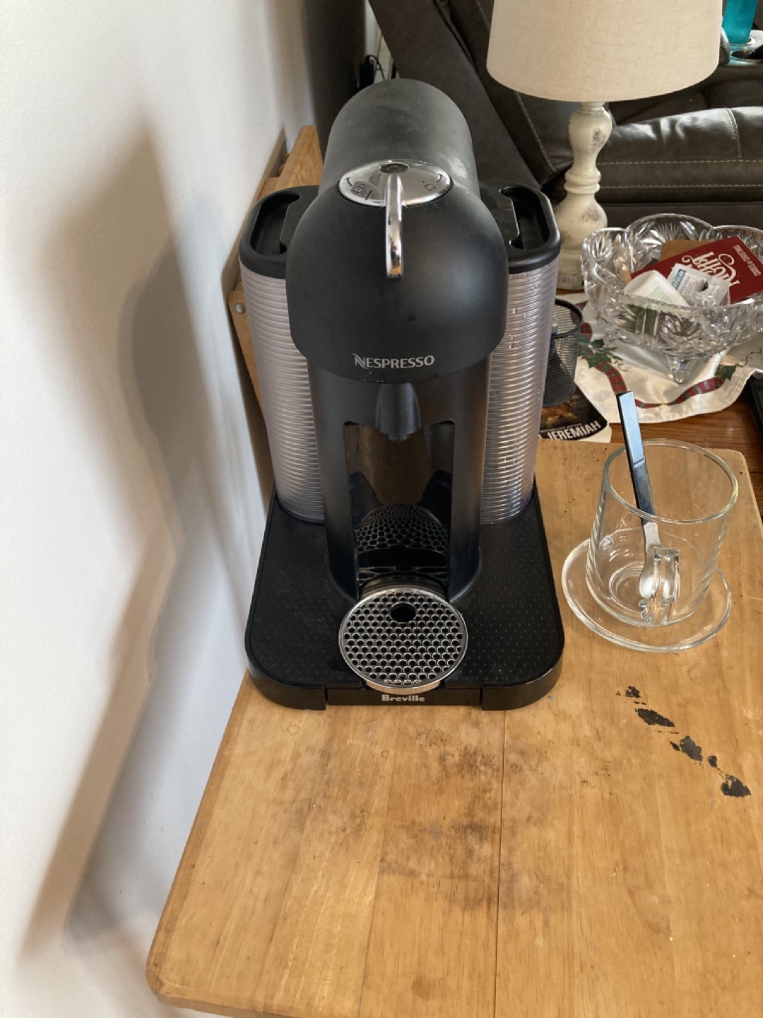 Breville Nespresso Essenza Mini Coffee Machine with Accessories