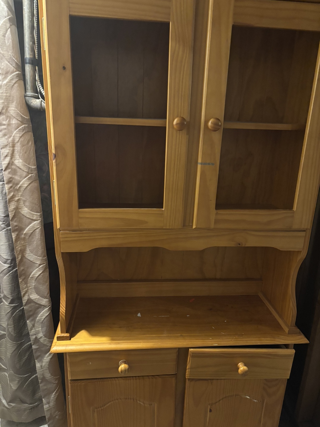 Pine Wood Hutch/Cupboard