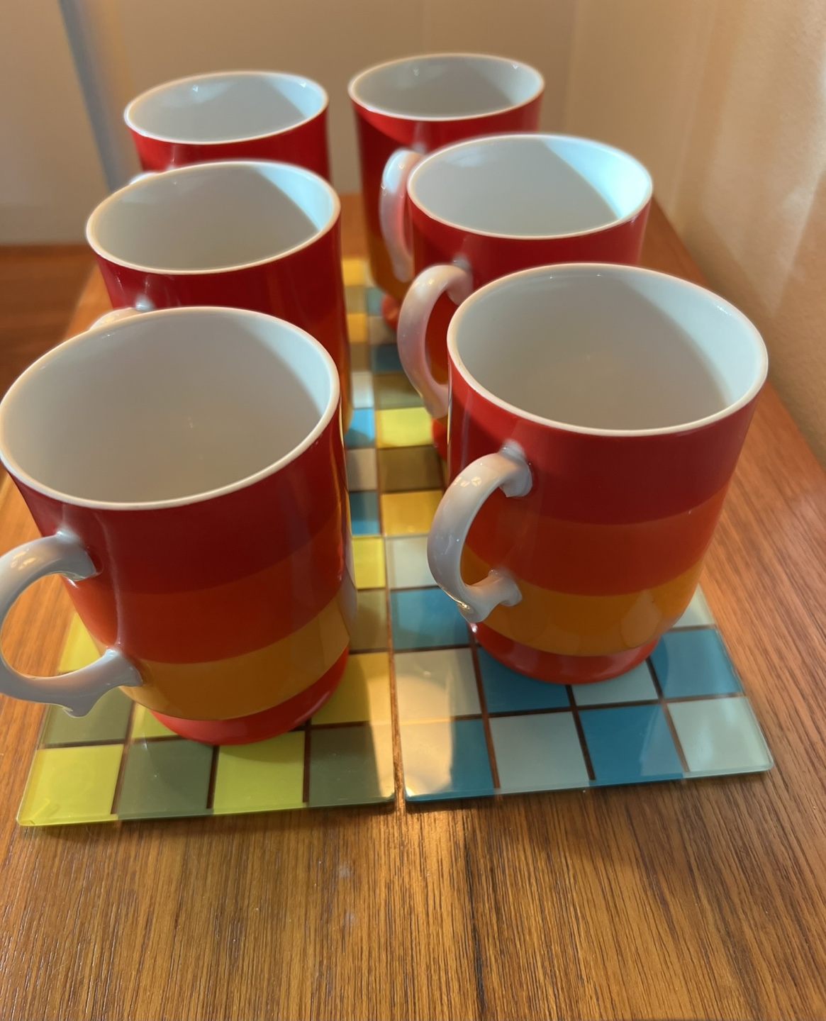 Vintage 6-Piece Mug Set with Sugar Bowl - photo 4