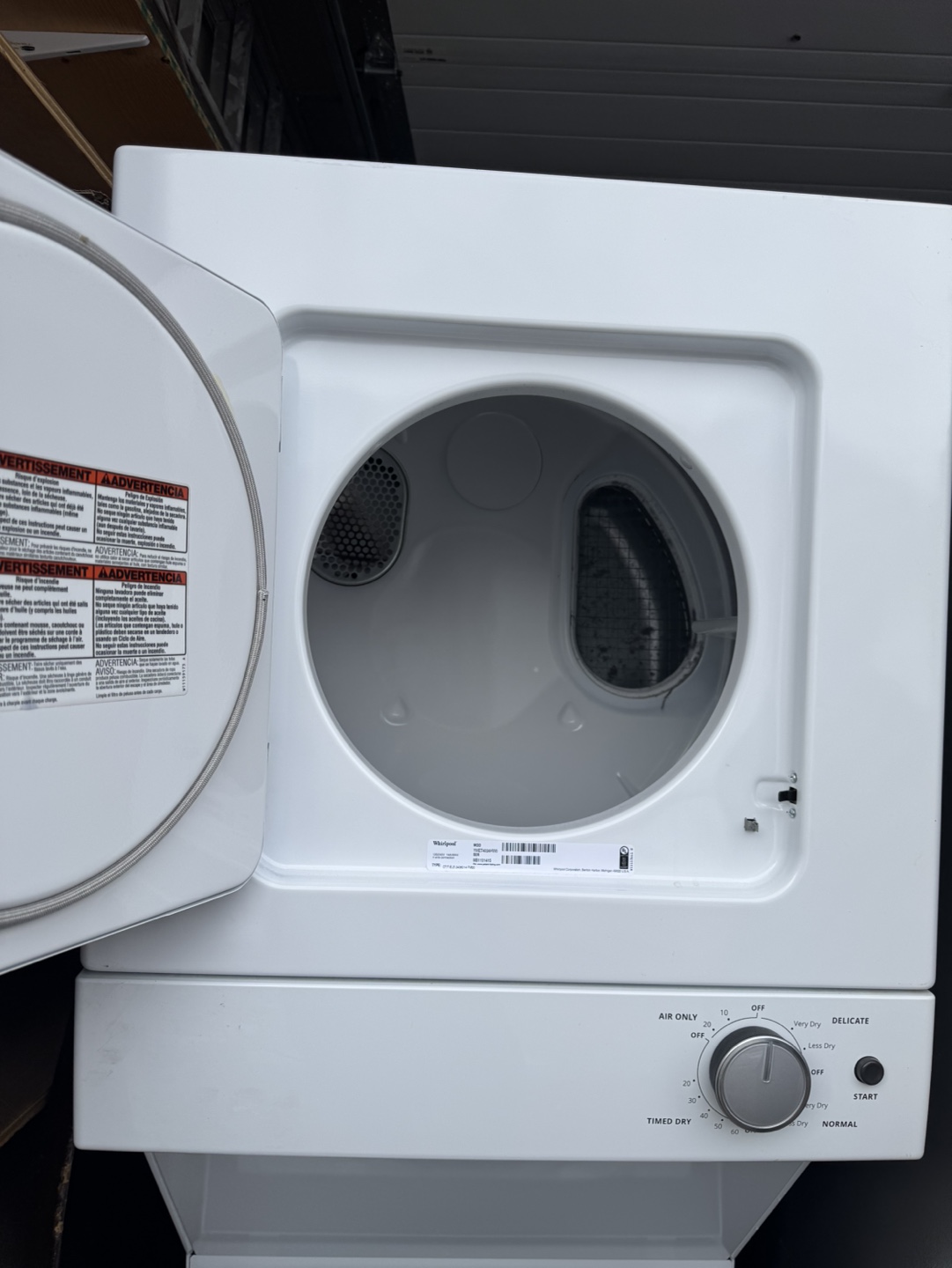 Whirlpool Stackable Washer and Dryer - photo 4