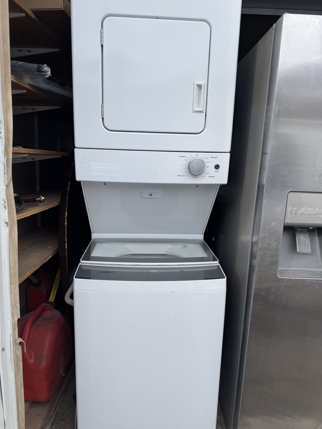 Whirlpool Stackable Washer and Dryer