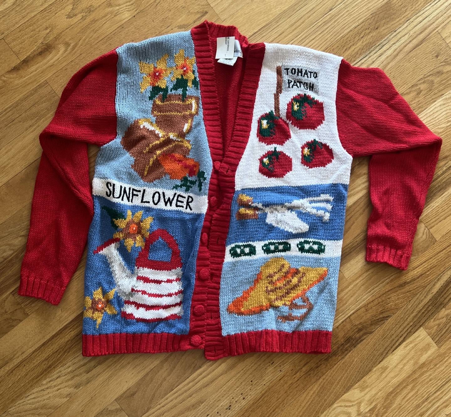 Vintage Knitted Cardigan Sweater
