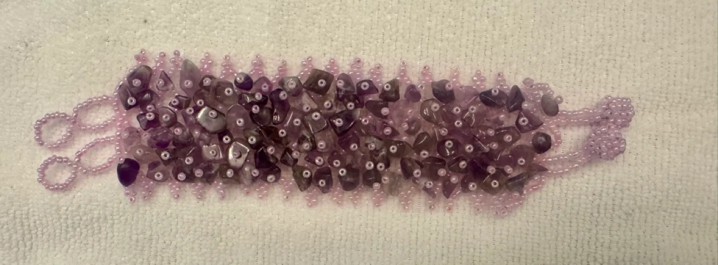 Amethyst Beaded Bracelet image indicator(2)
