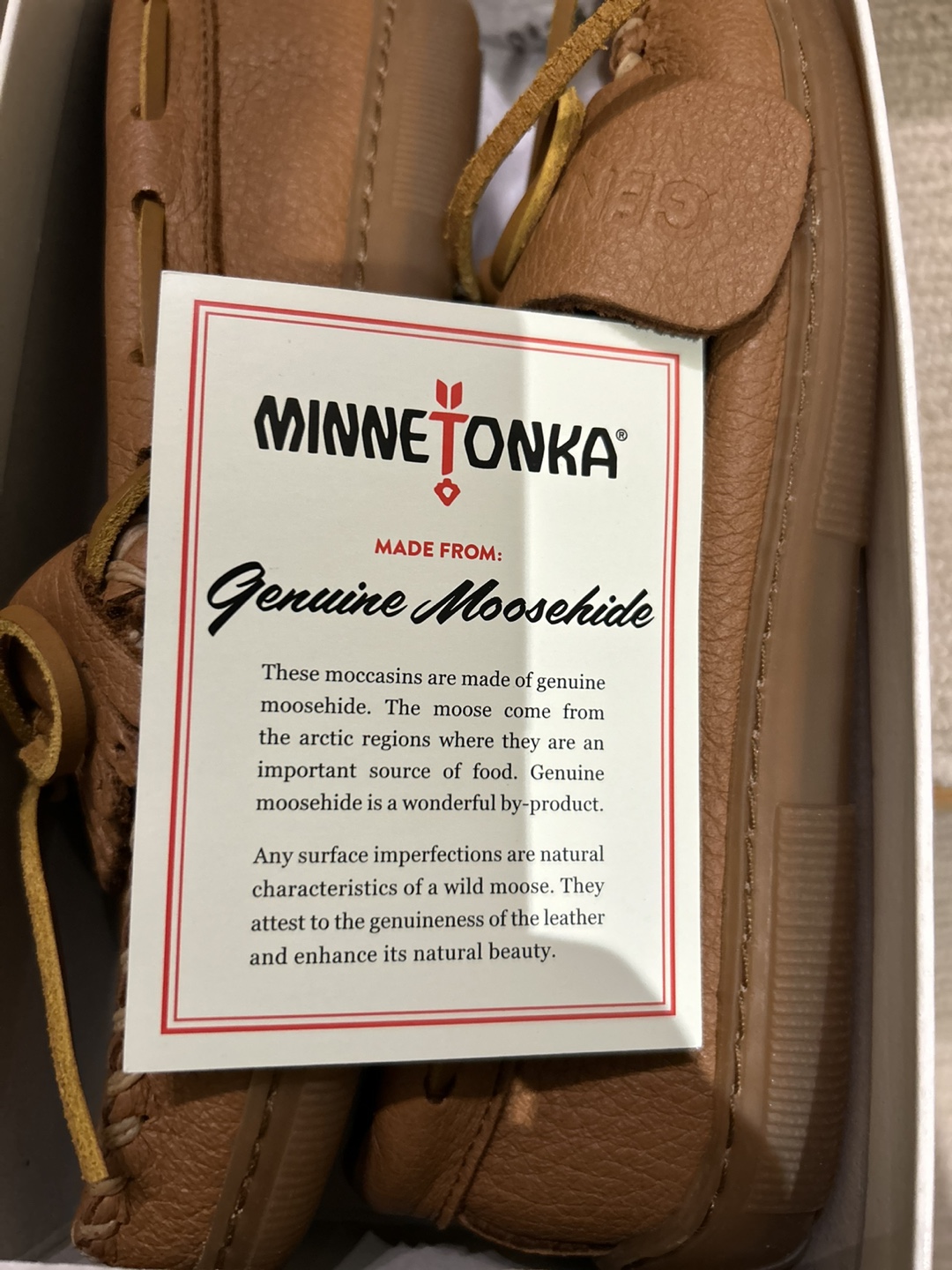 NEW - Minnetonka Women's Moose-hide Moccasins - Size 7 - photo 4