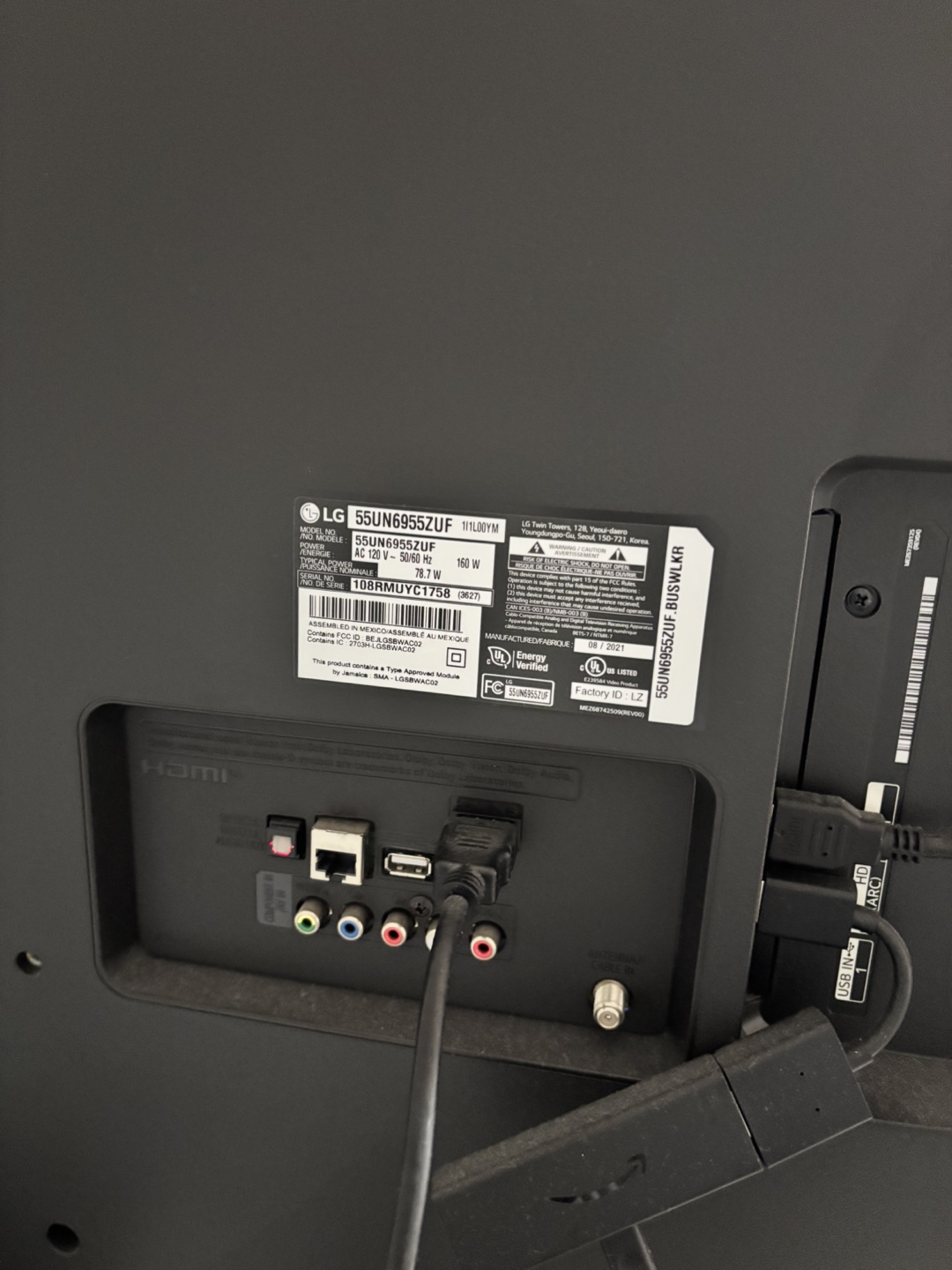 LG 55UN6952UF 55" Smart TV