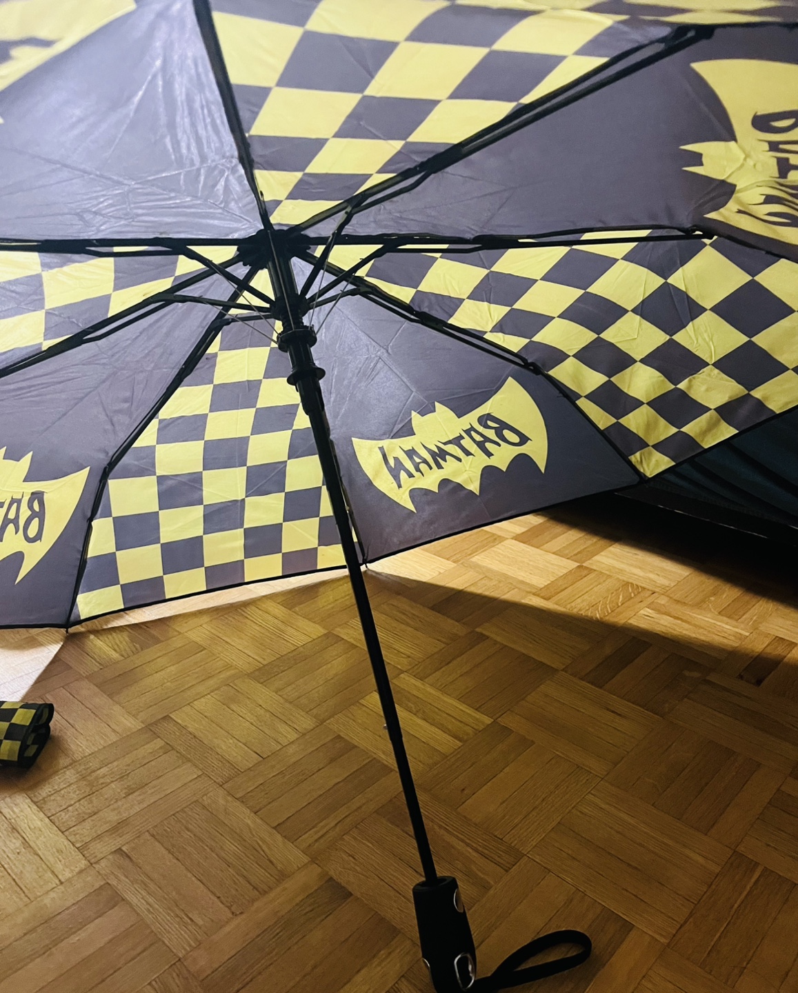 Batman Checkered Umbrella | Moving Out Sale - photo 2