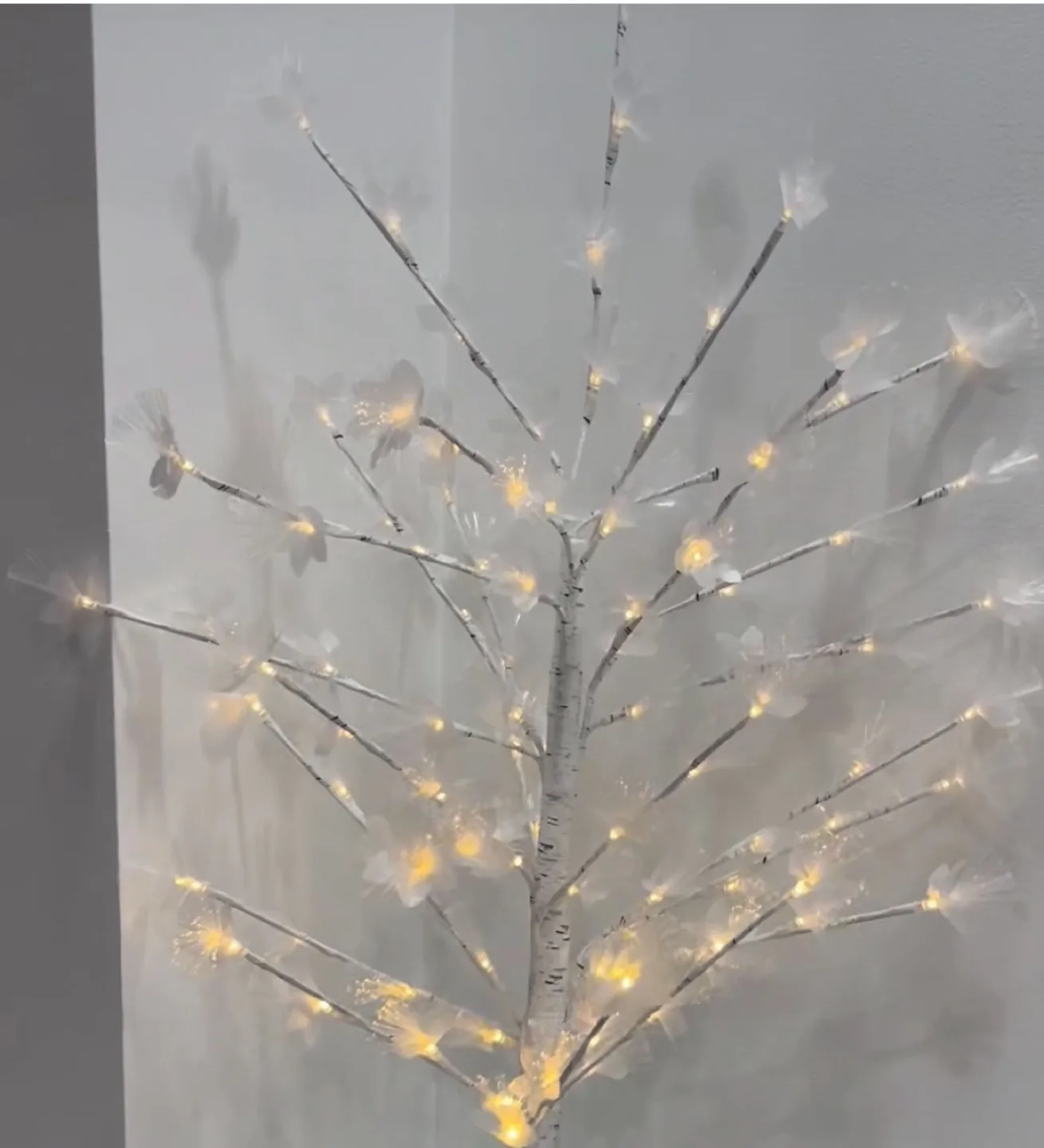 White plastic Optic LED Tree Light 🧡 image indicator(5)