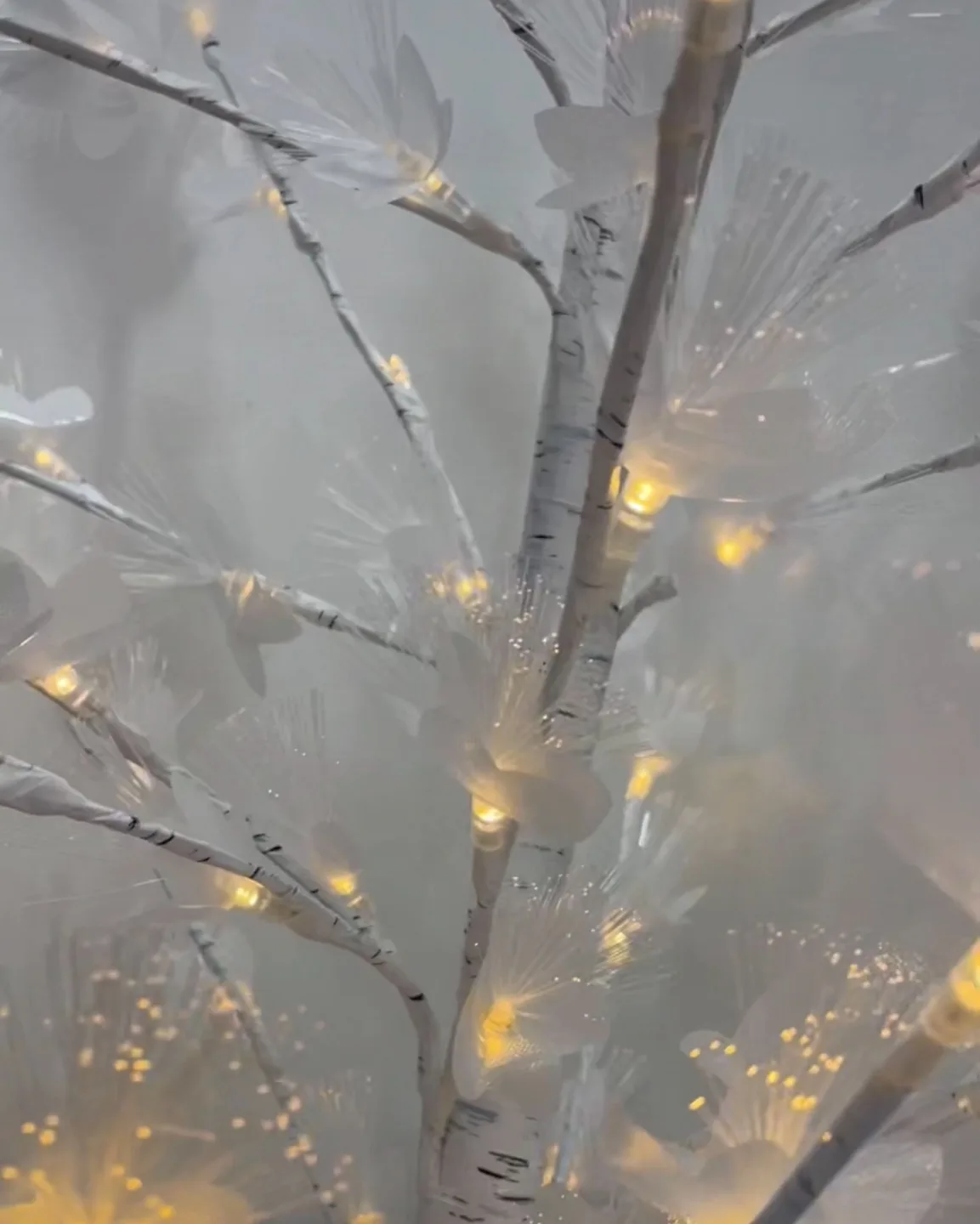 White plastic Optic LED Tree Light 🧡 image indicator(6)