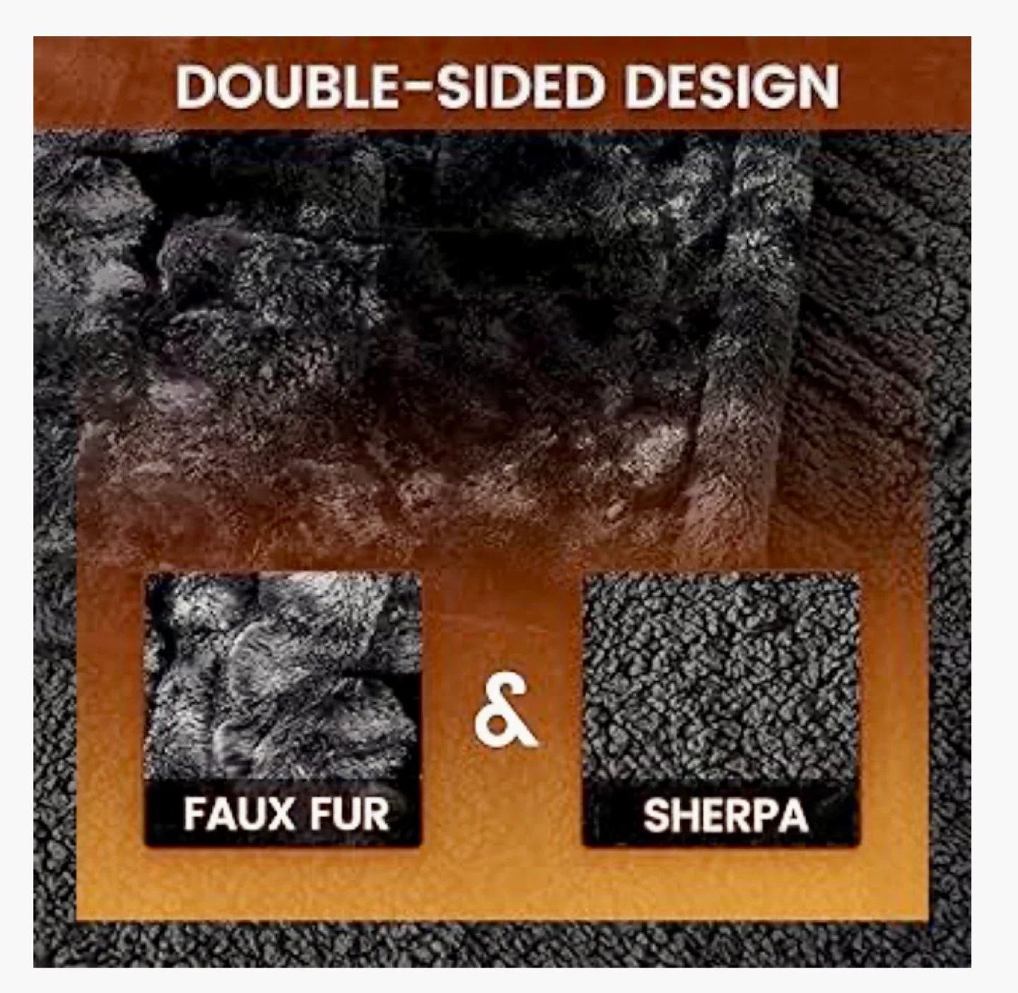 🧸Bearhug Electric  Blanket -Dual Controllers, Marble Black image indicator(7)