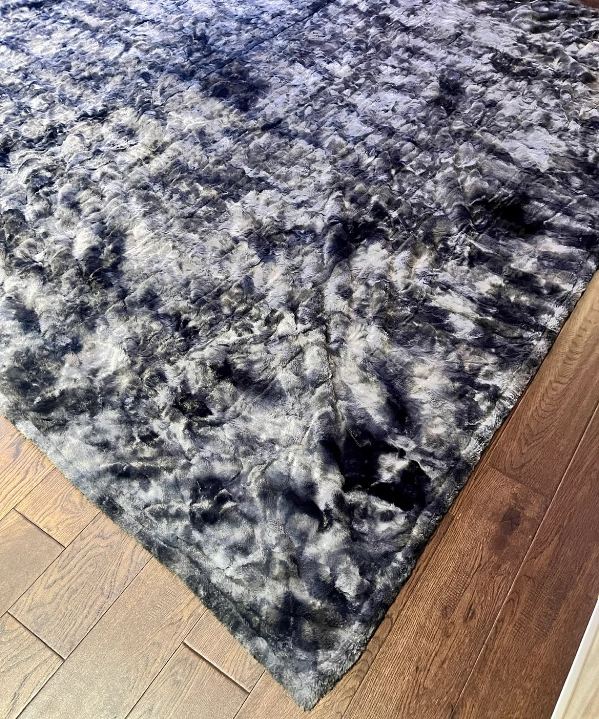 🧸Bearhug Electric  Blanket -Dual Controllers, Marble Black image indicator(10)