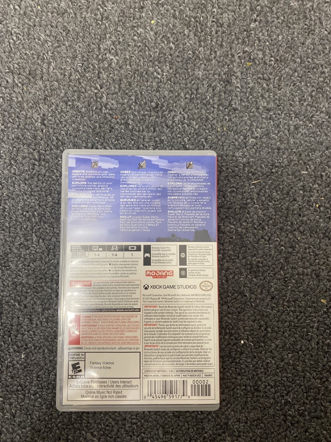 Minecraft Nintendo Switch Game - photo 2
