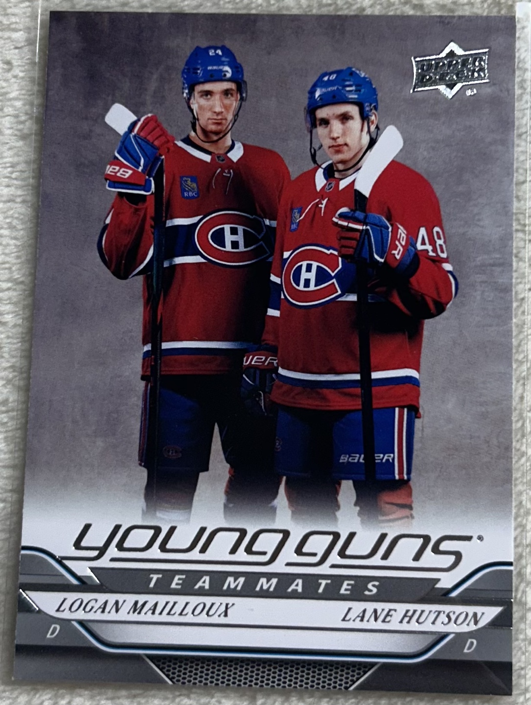 Lane Hutson Young Guns and O Pee Chee Package - photo 5